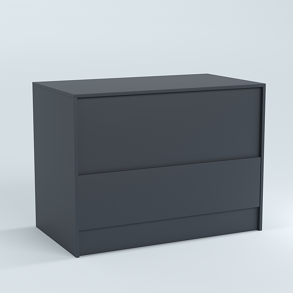 Стол-ресепшен серии ПРАЙМ №1Б Антрацит