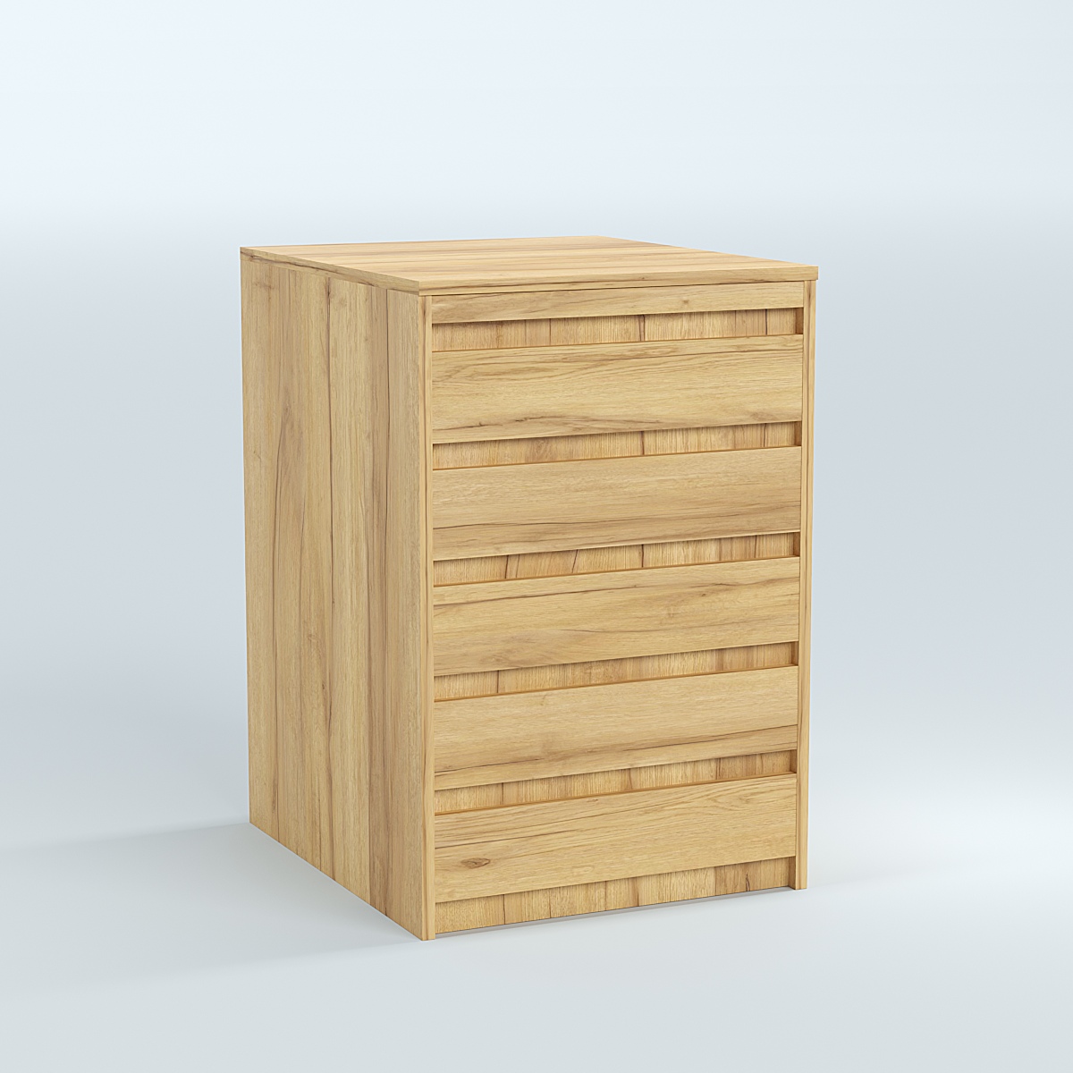 Стол-ресепшен серии ПРАЙМ №2А Дуб Золотистый