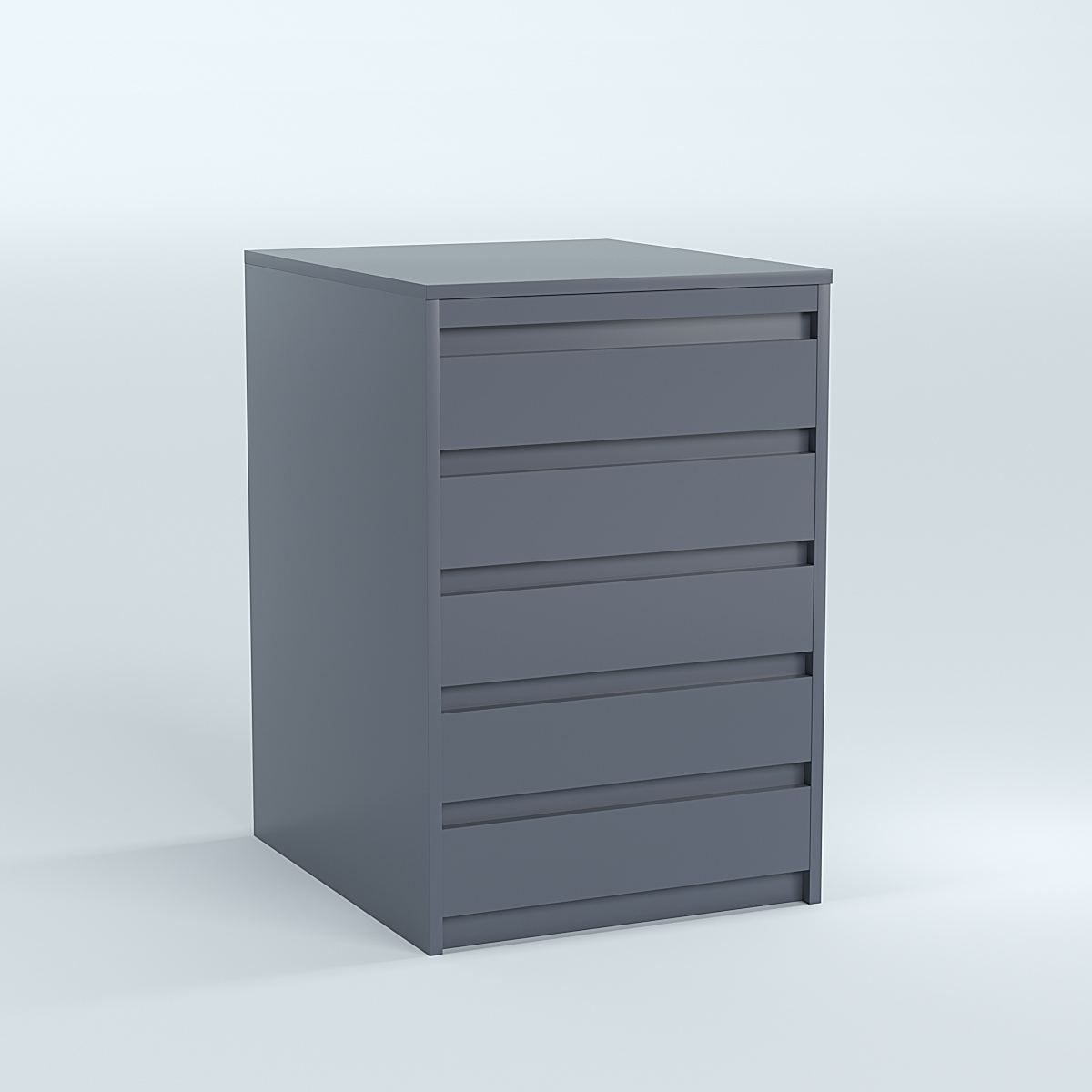 Стол-ресепшен серии ПРАЙМ №2А Темно-Серый