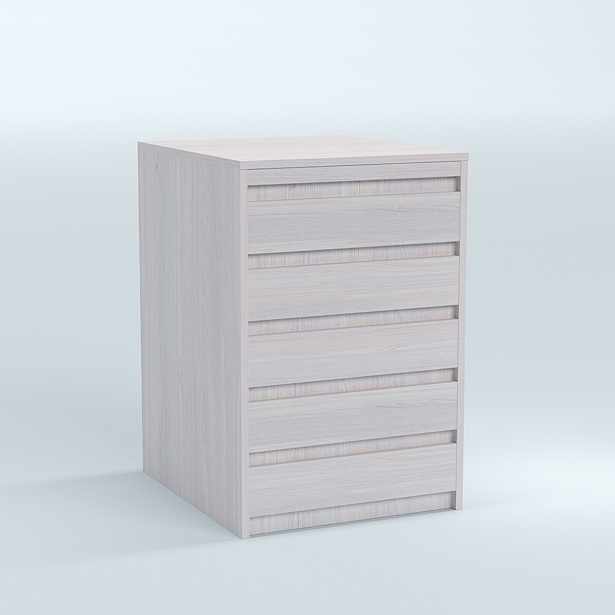 Стол-ресепшен серии ПРАЙМ №2А Ясень Анкор светлый