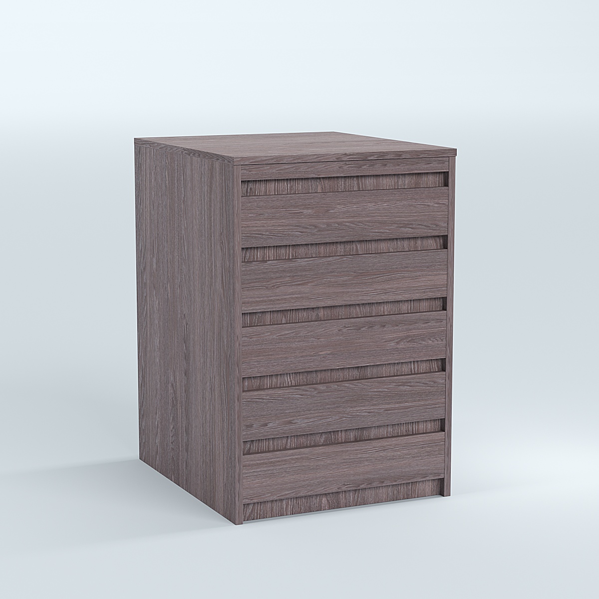 Стол-ресепшен серии ПРАЙМ №2А Ясень Анкор темный