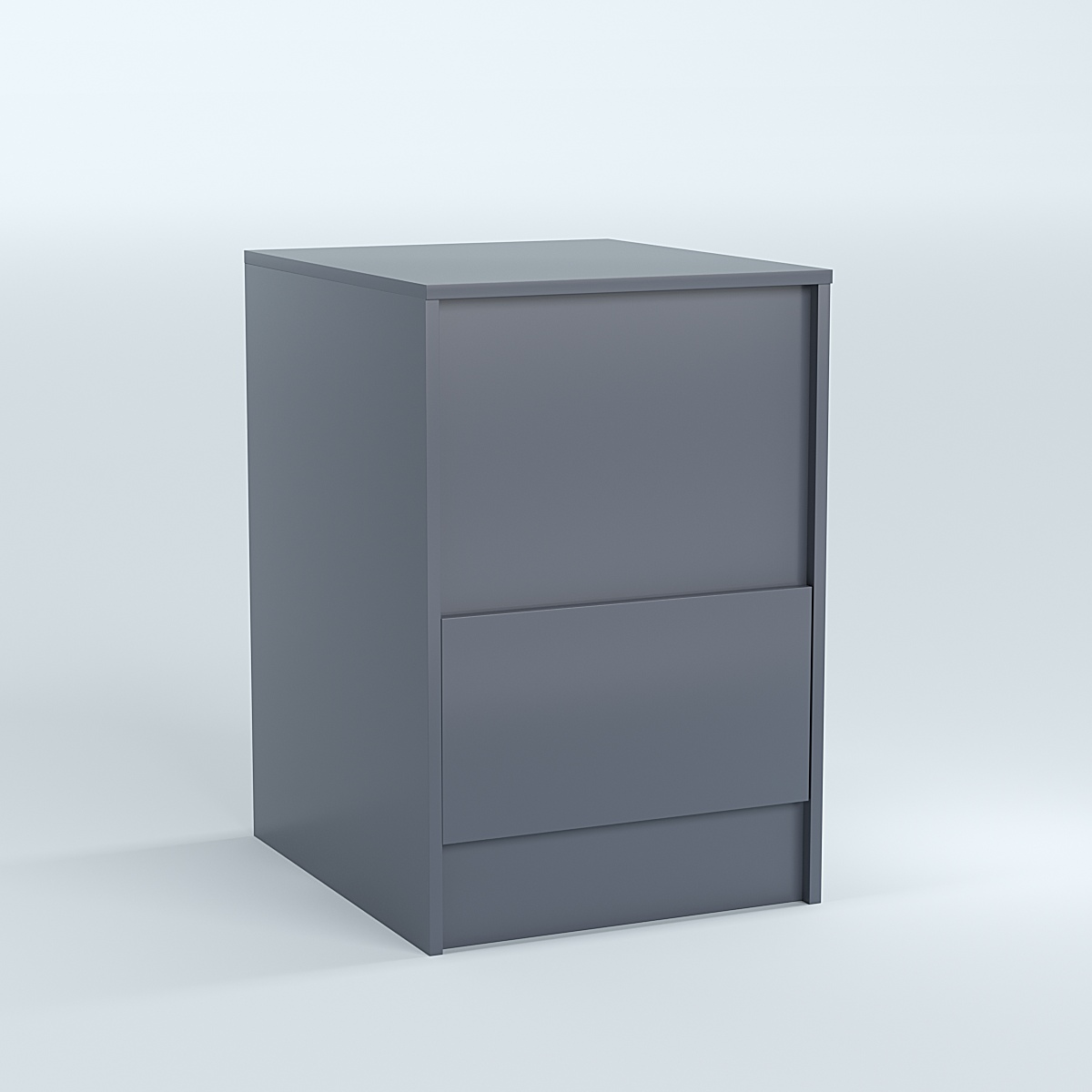 Стол-ресепшен серии ПРАЙМ №2Б Темно-Серый