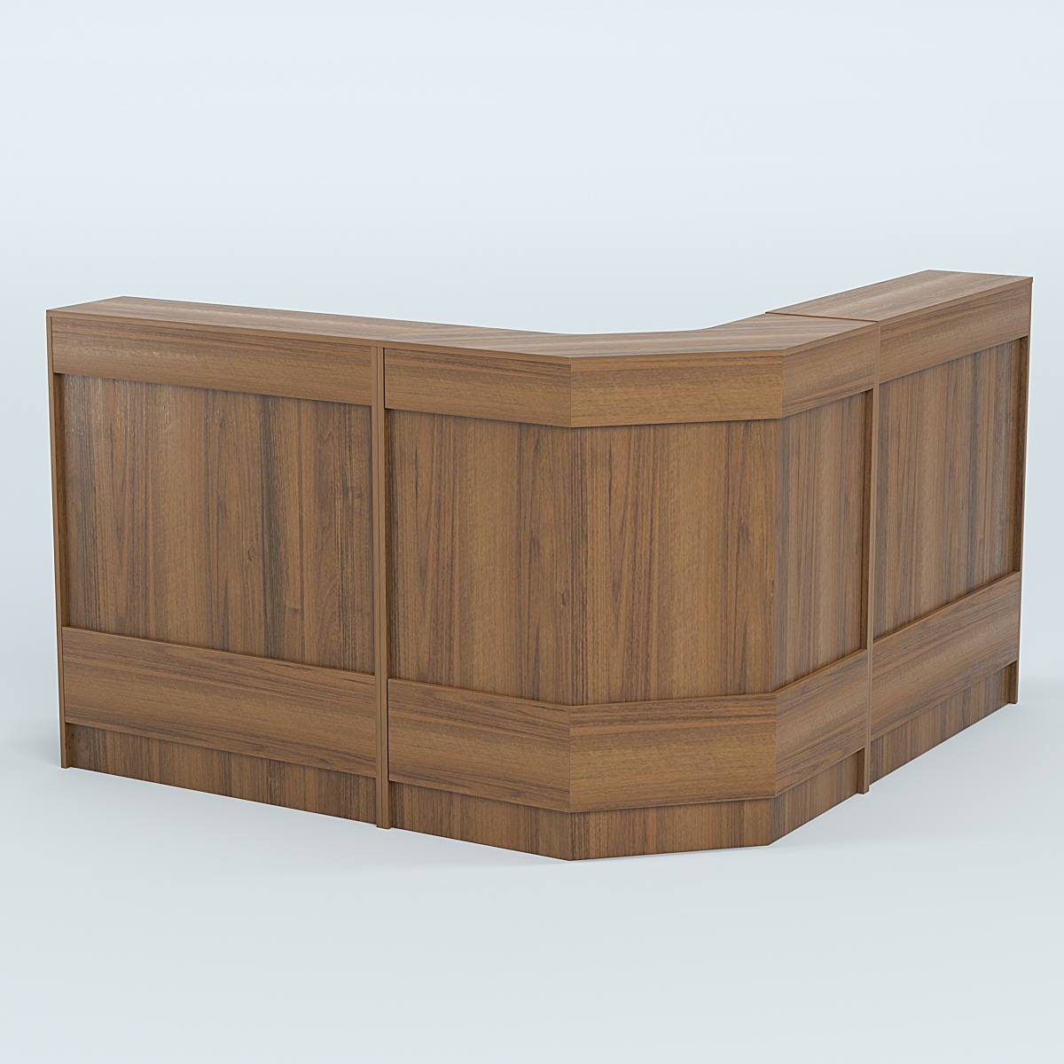 Ресепшен серии ПРАЙМ №5Б угловой Орех