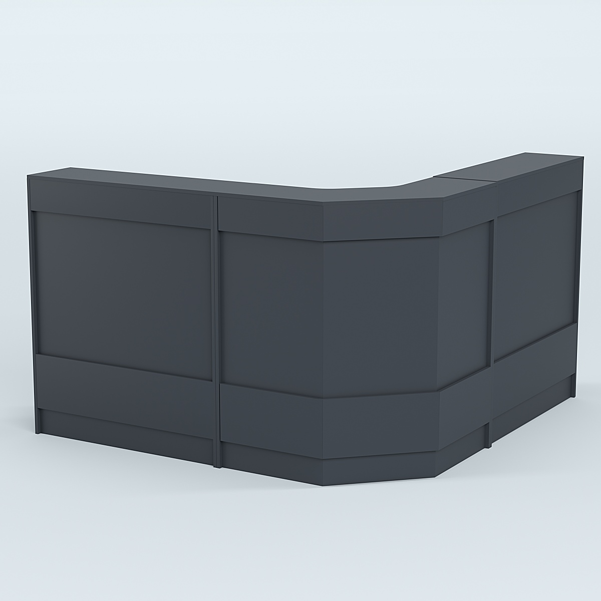 Ресепшен серии ПРАЙМ №5Б угловой Антрацит