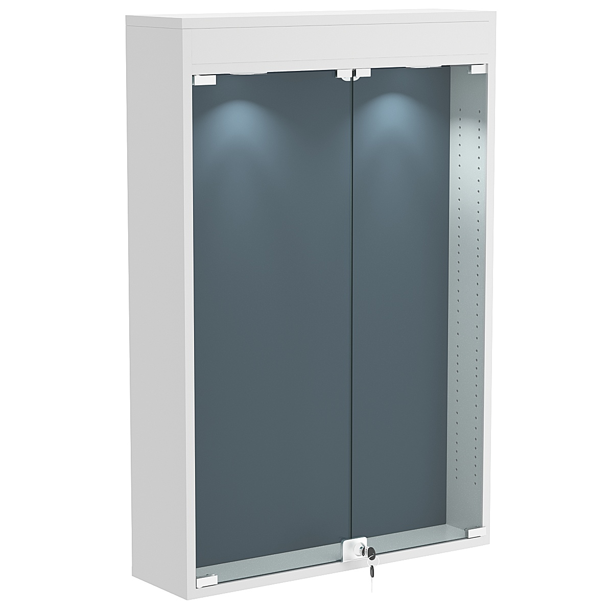 Витрина настенная БАРОН для медалей №2-3А Серый + 11 Blue