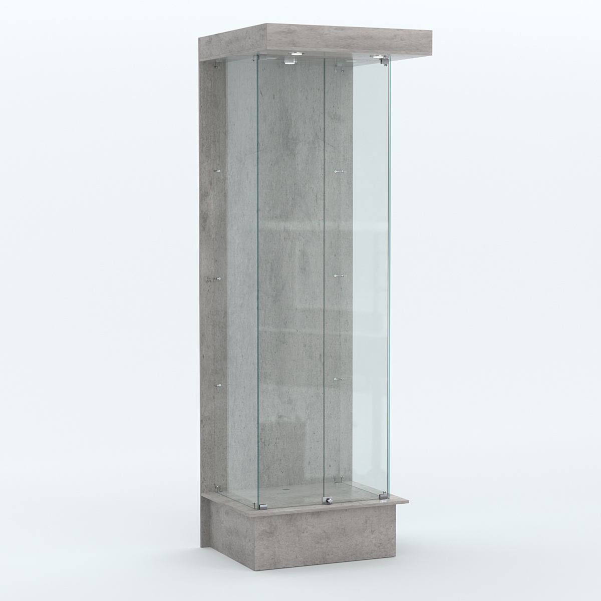 Витрина для знамени №2 Бетон Чикаго светло-серый F186 ST9