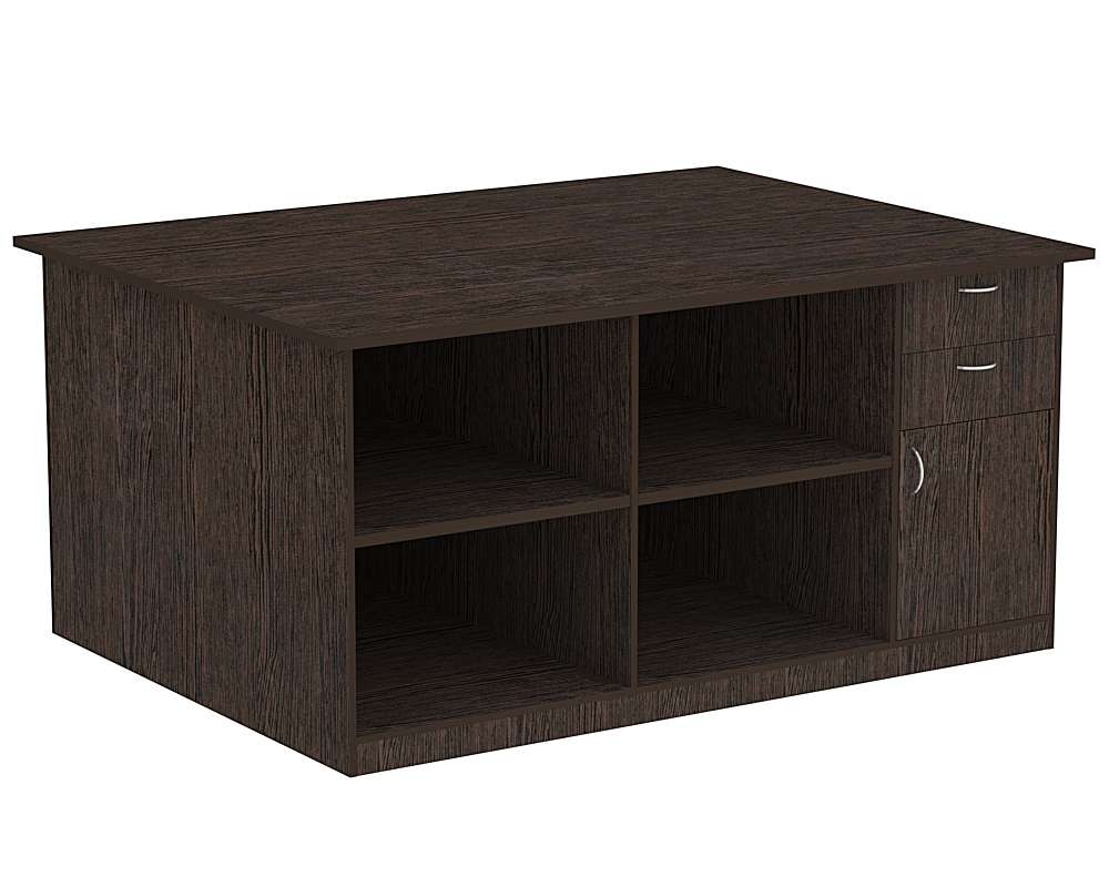 Стол для тканей №2-П (правосторонний) Дуб Венге