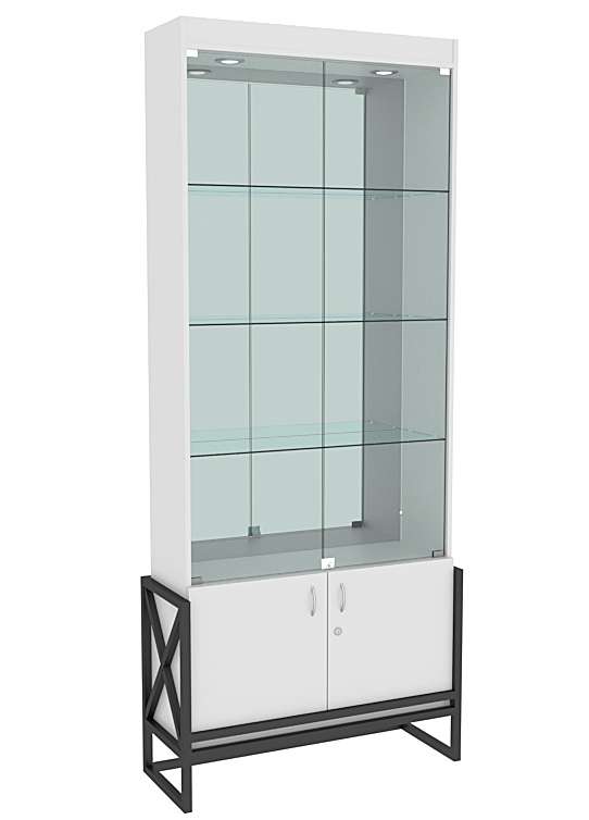 Витрина Лофт-Эконом №300-3 Серый