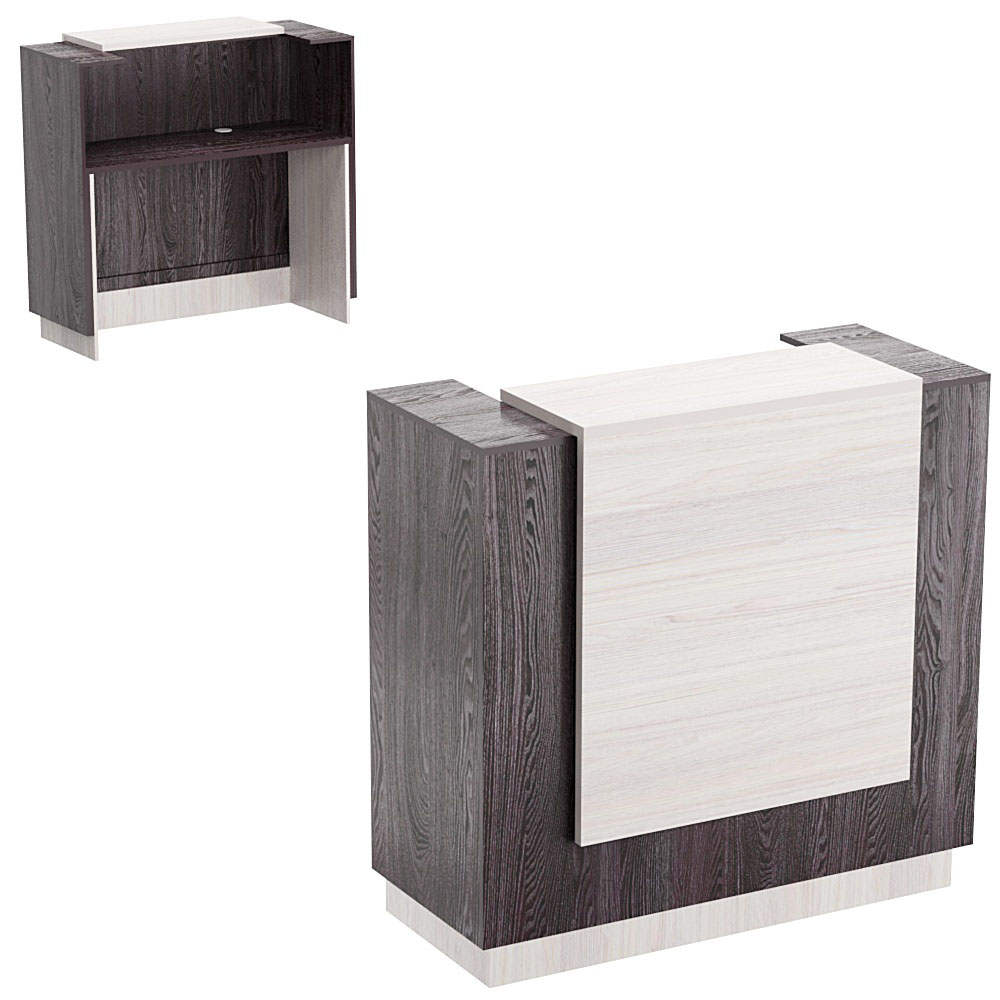 Ресепшен МОН №1 Ясень Анкор темный + Ясень Анкор светлый