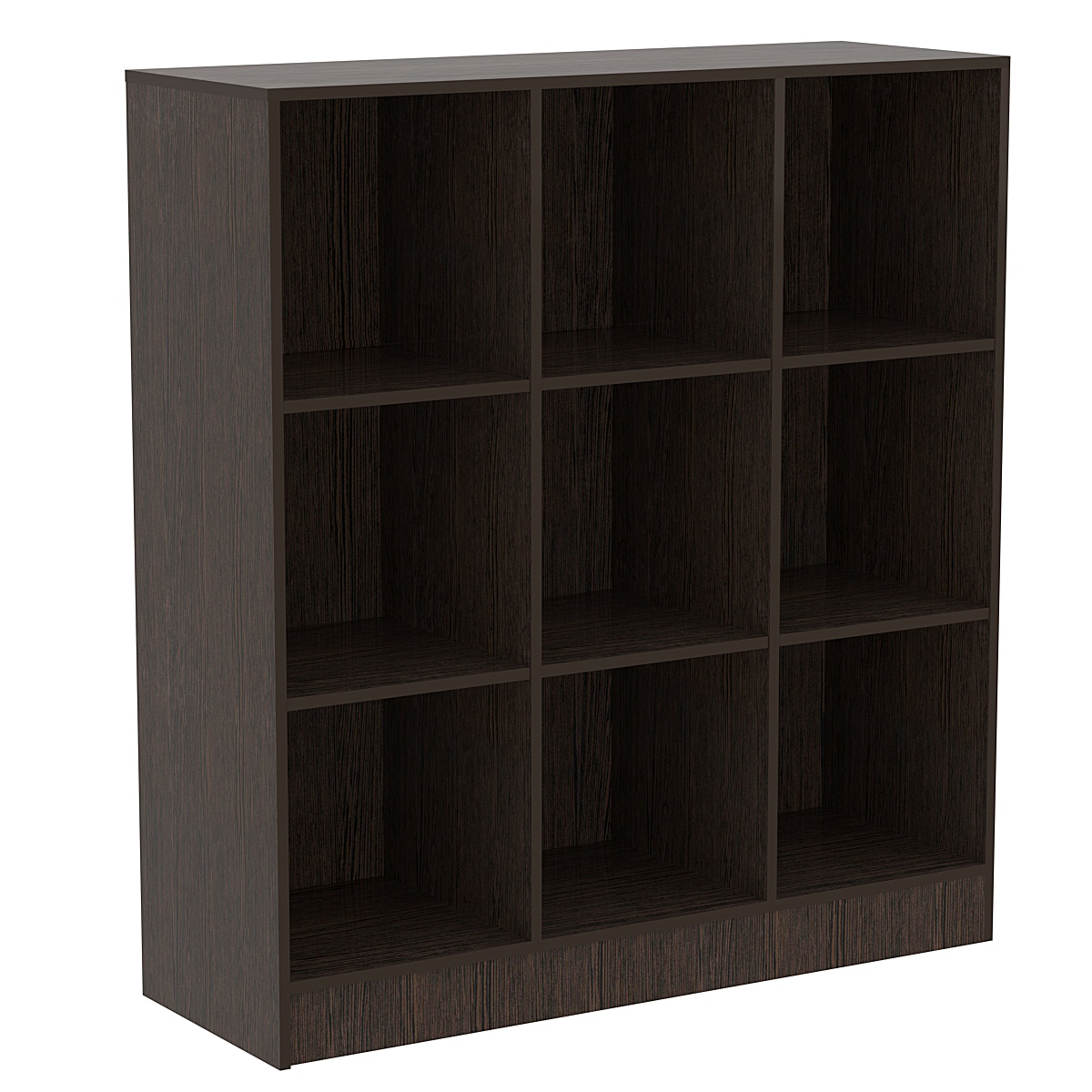 Стеллаж из ДСП серии Эконом №7А-1200 с 9-тью ячейками Дуб Венге