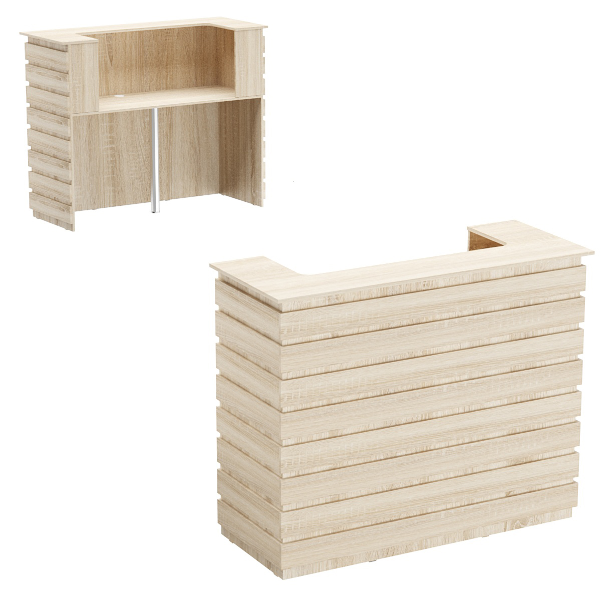 Стойка ресепшен ГРАУНД №4 Дуб Сонома