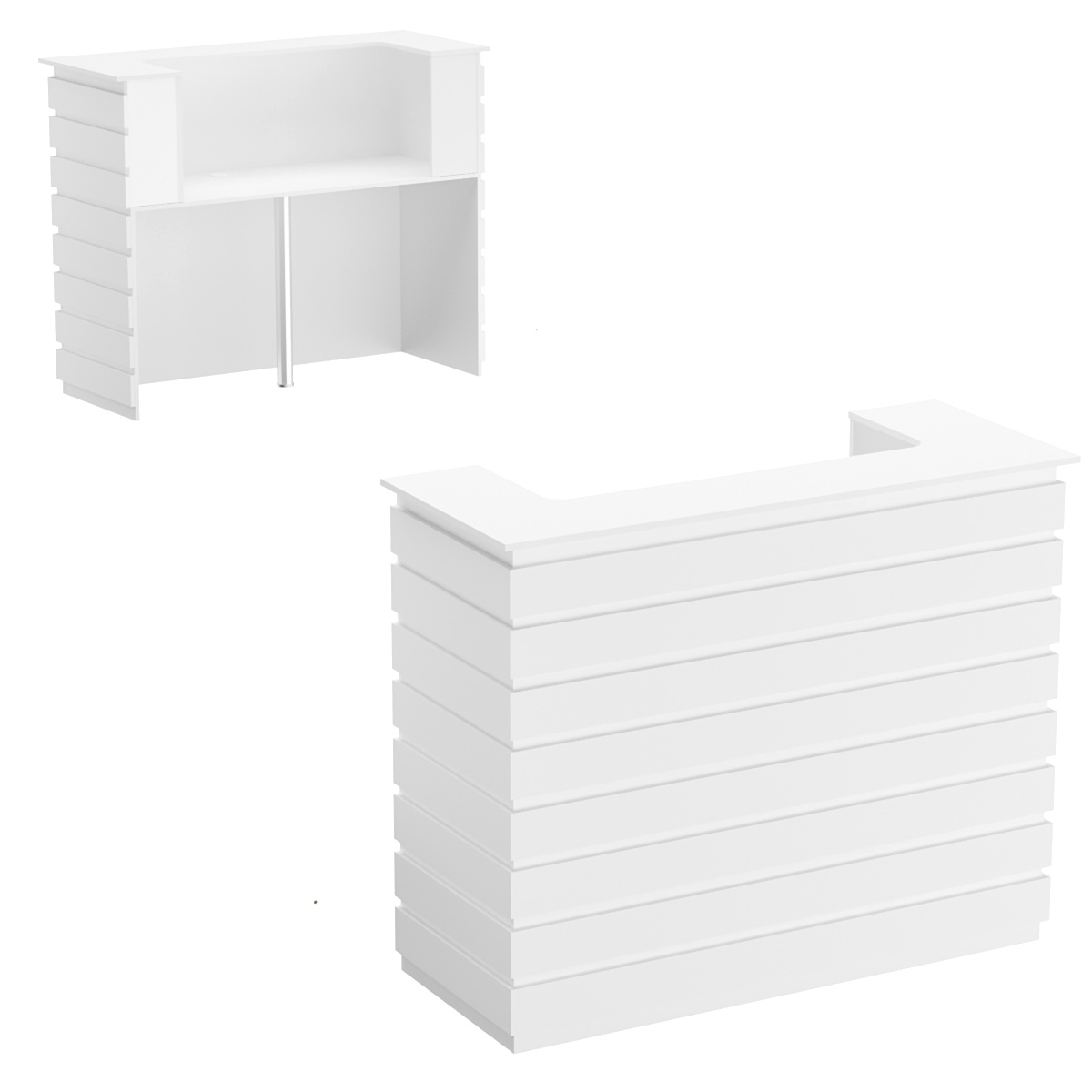 Стойка ресепшен ГРАУНД №4 Белый