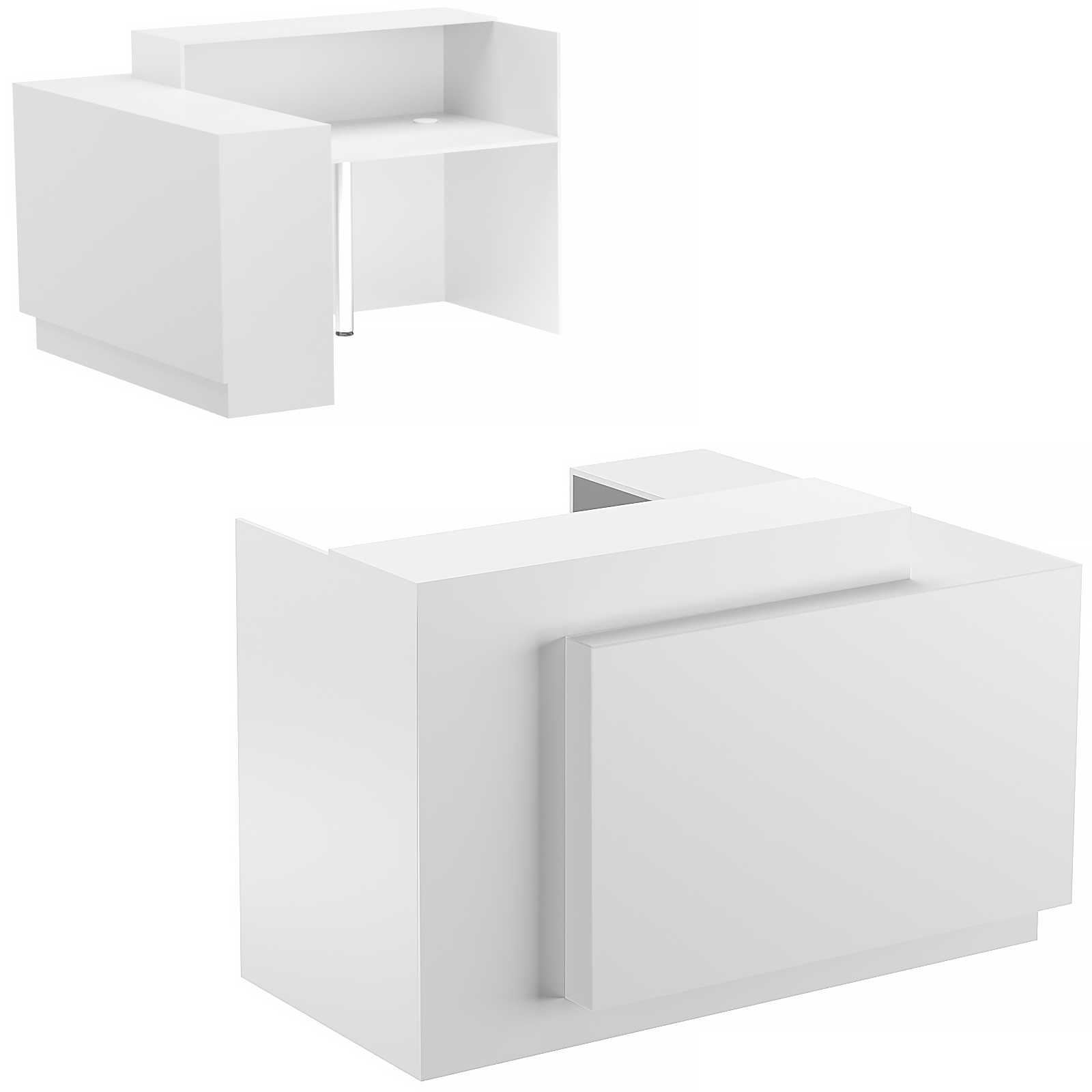 Стойка ресепшен ВЕРОНА №3 Серый