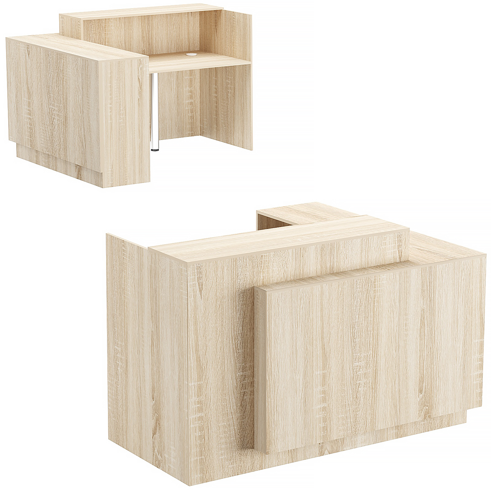 Стойка ресепшен ВЕРОНА №3 Дуб Сонома