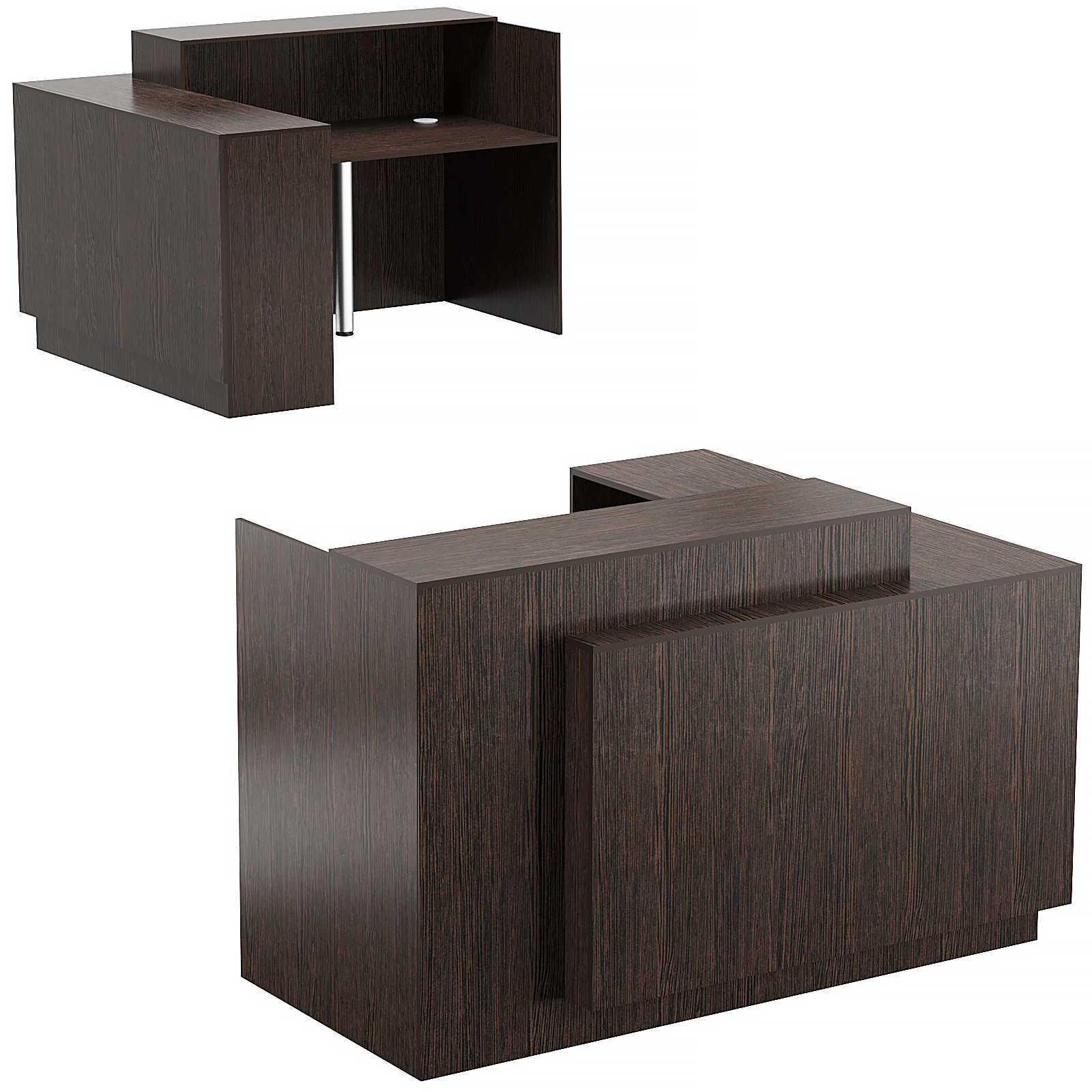 Стойка ресепшен ВЕРОНА №3 Дуб Венге