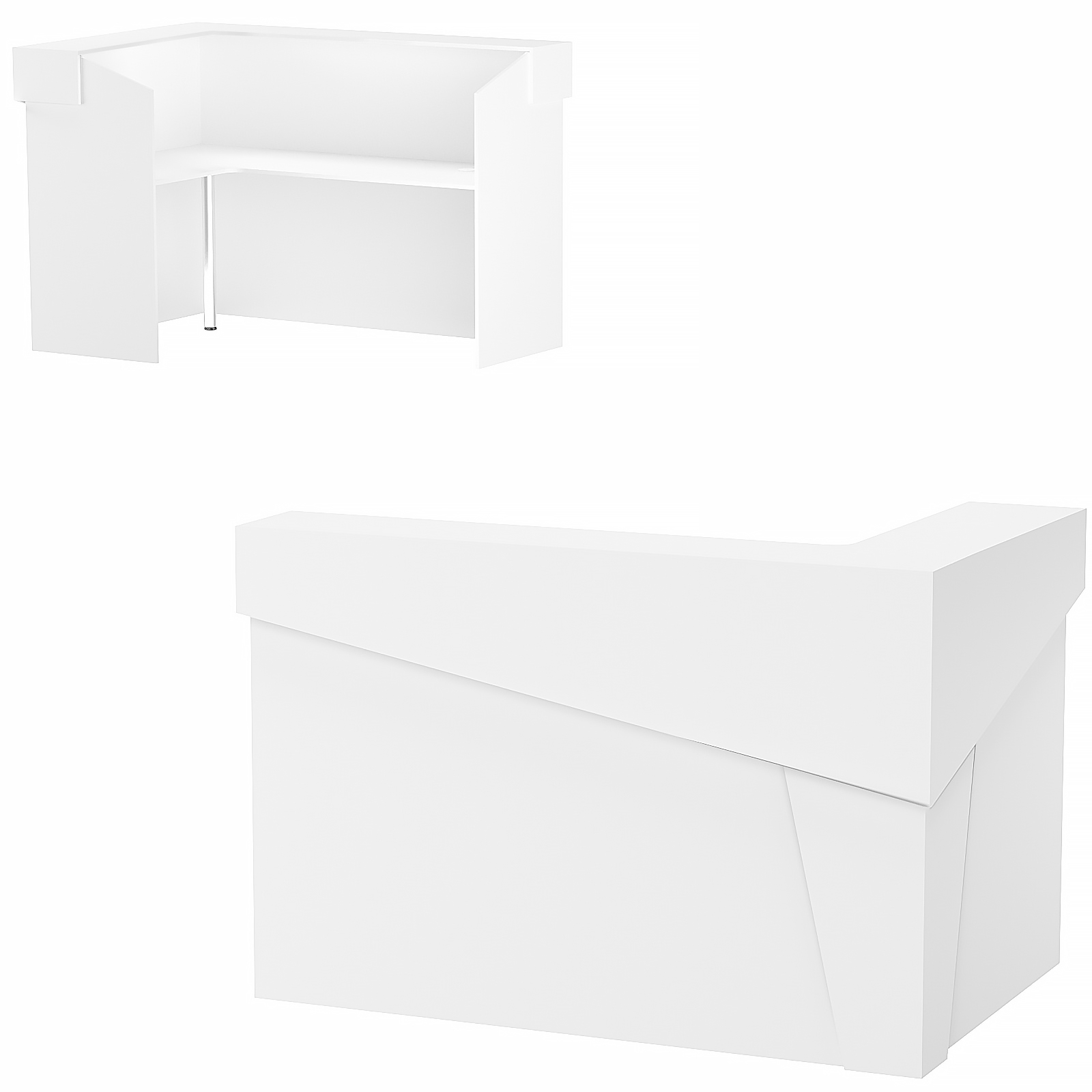 Стойка ресепшен АРТ №1 Белый