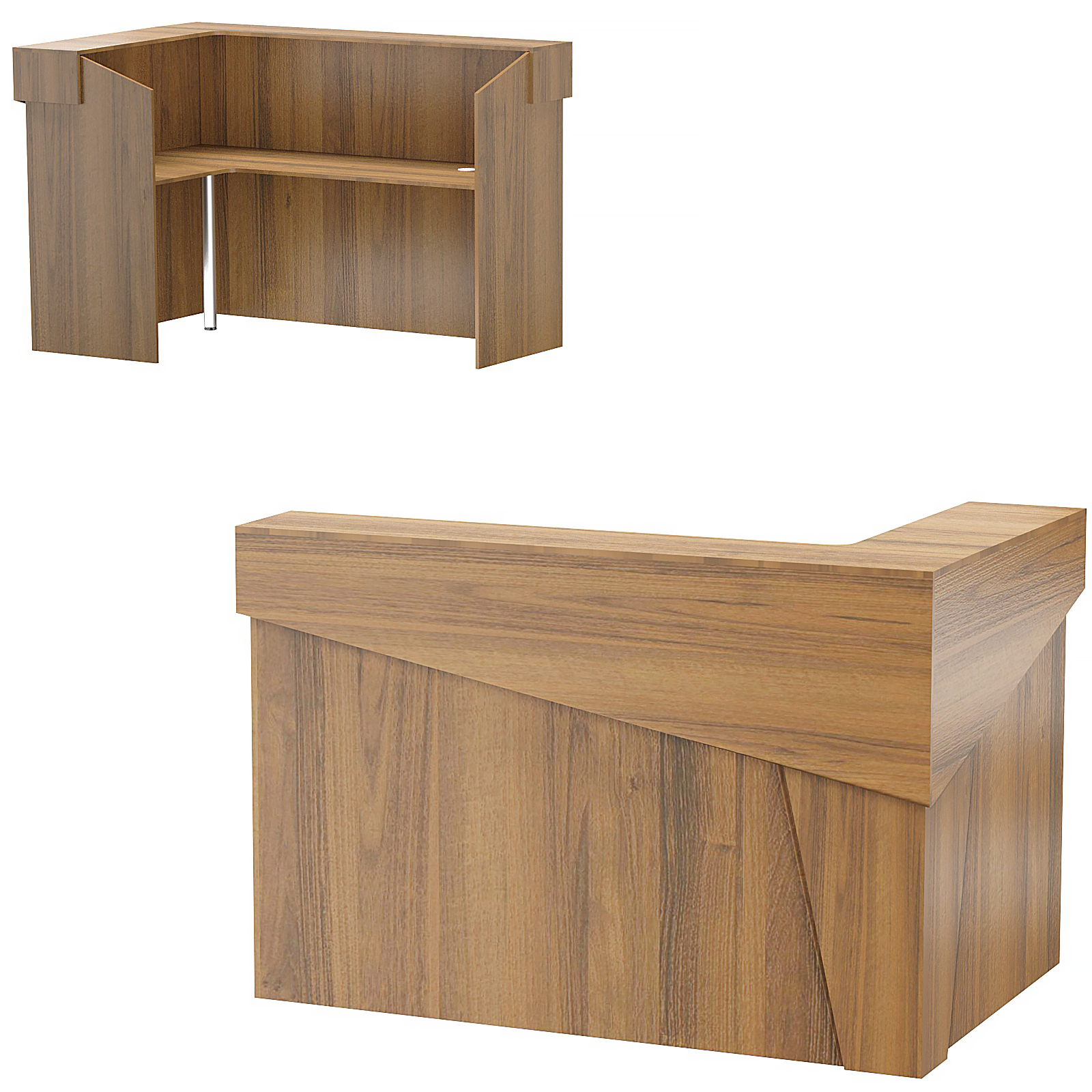 Стойка ресепшен АРТ №1 Орех