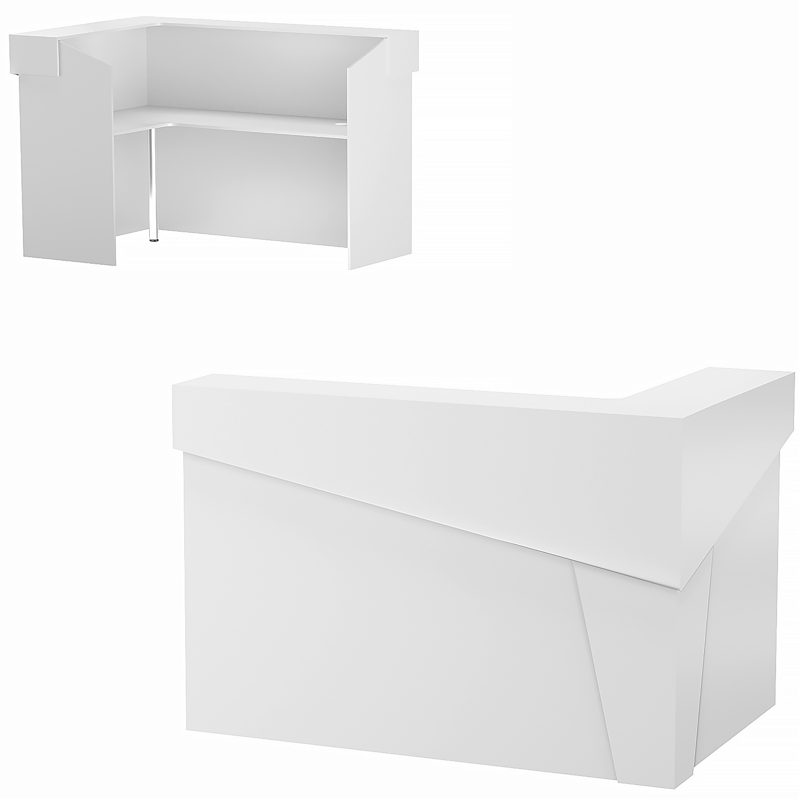 Стойка ресепшен АРТ №1 Серый