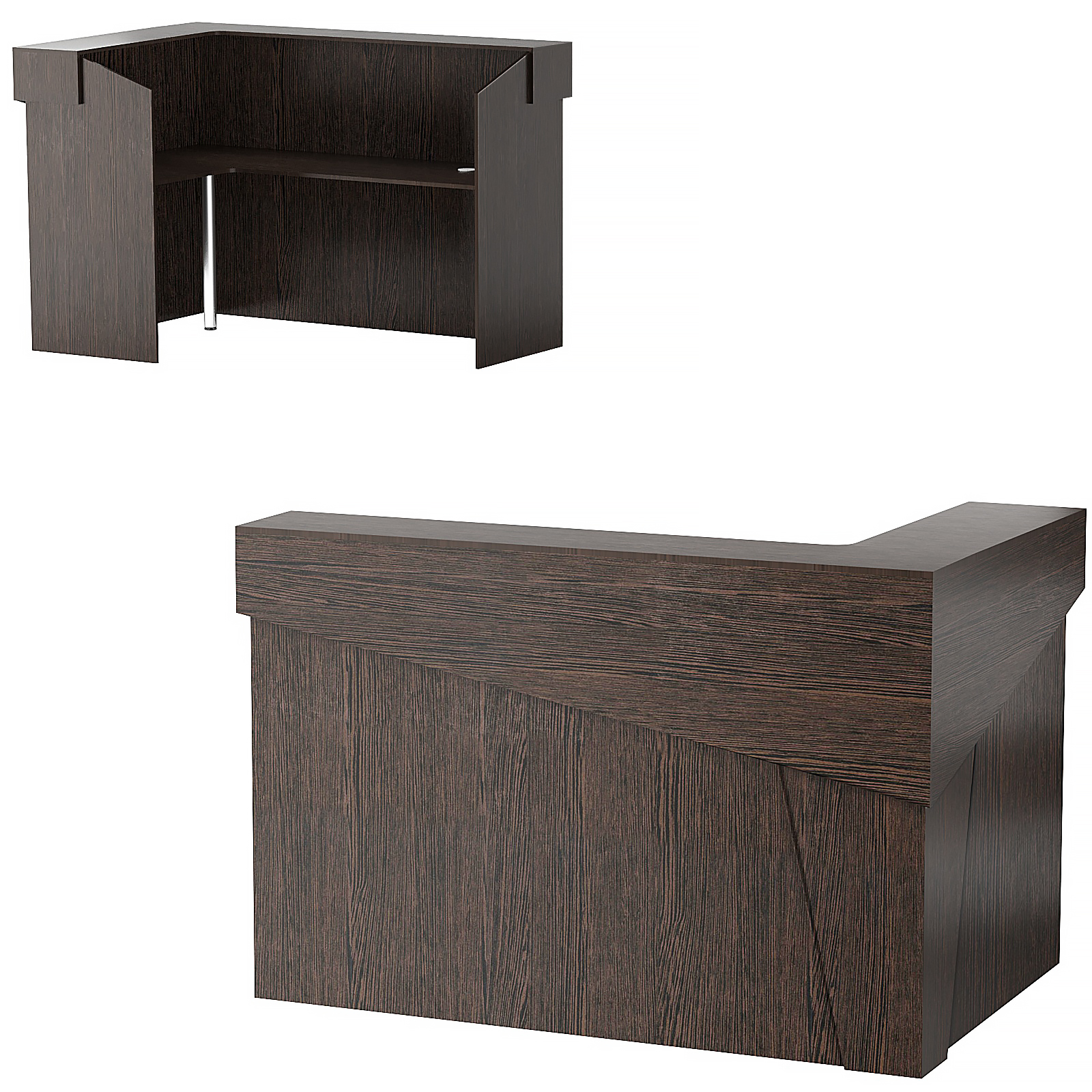 Стойка ресепшен АРТ №1 Дуб Венге