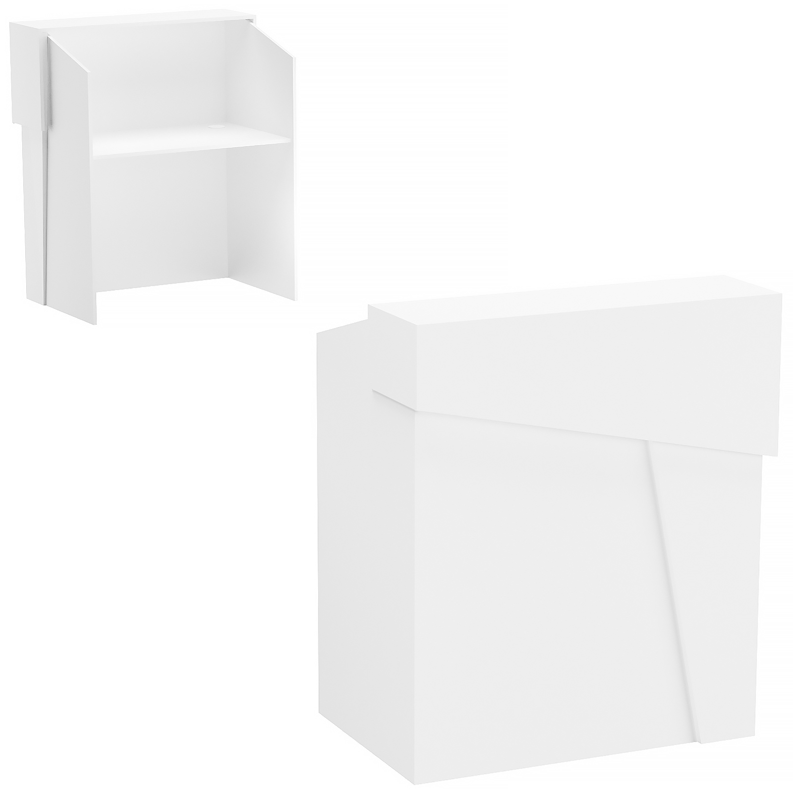 Стойка ресепшен АРТ №2 Белый