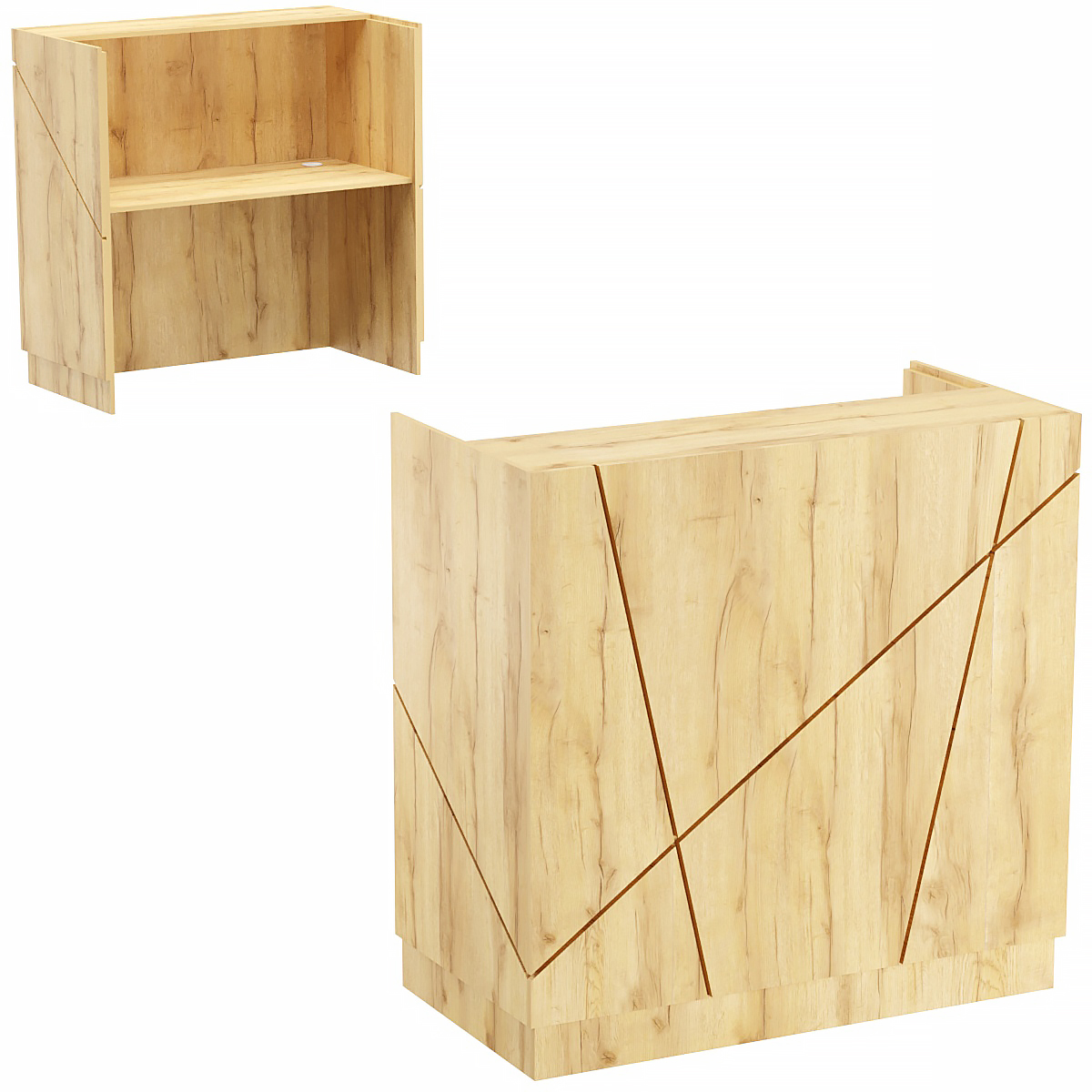 Ресепшен АРТ-НЕО №1 Дуб Золотистый