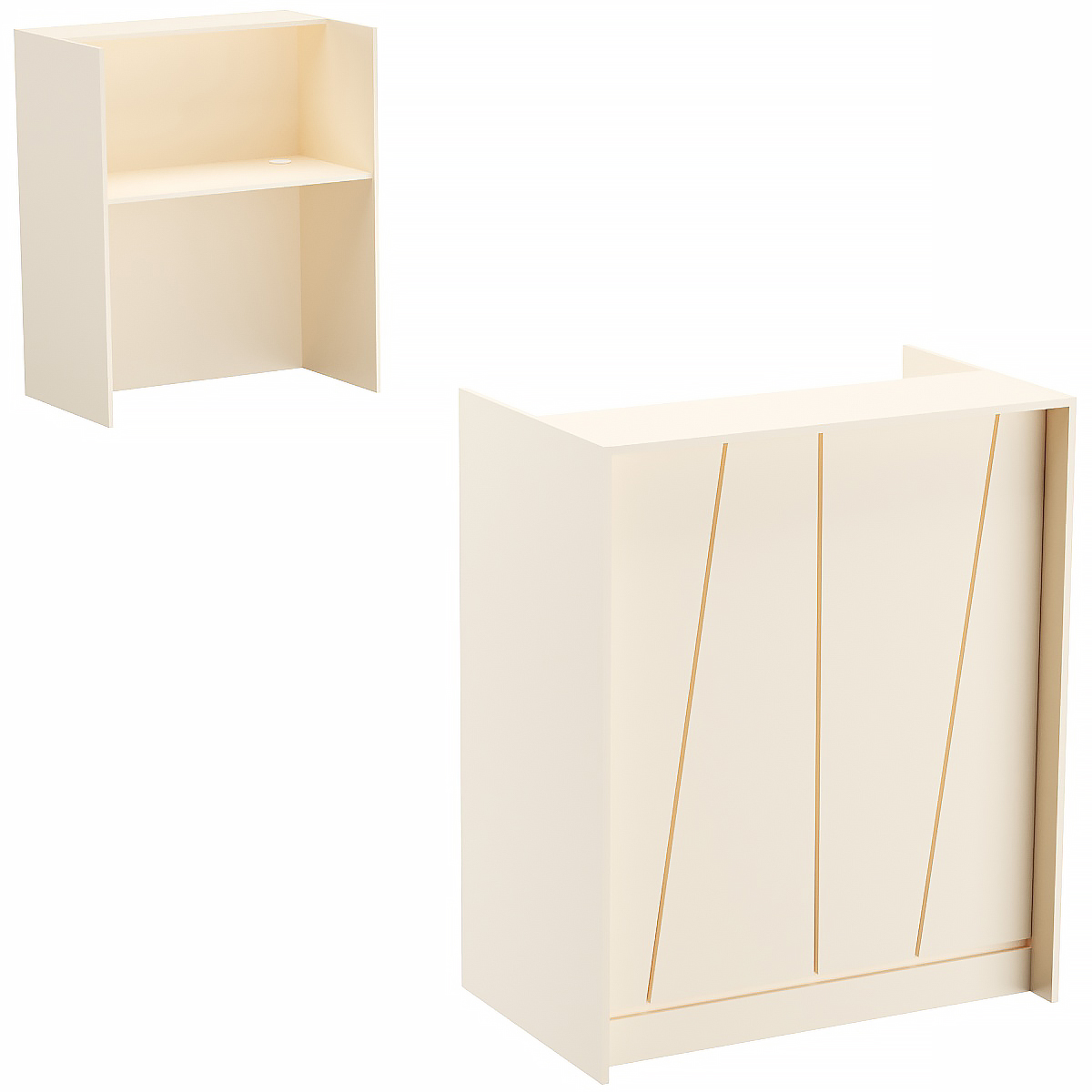 Ресепшен АРТ-НЕО №2А Крем Вайс