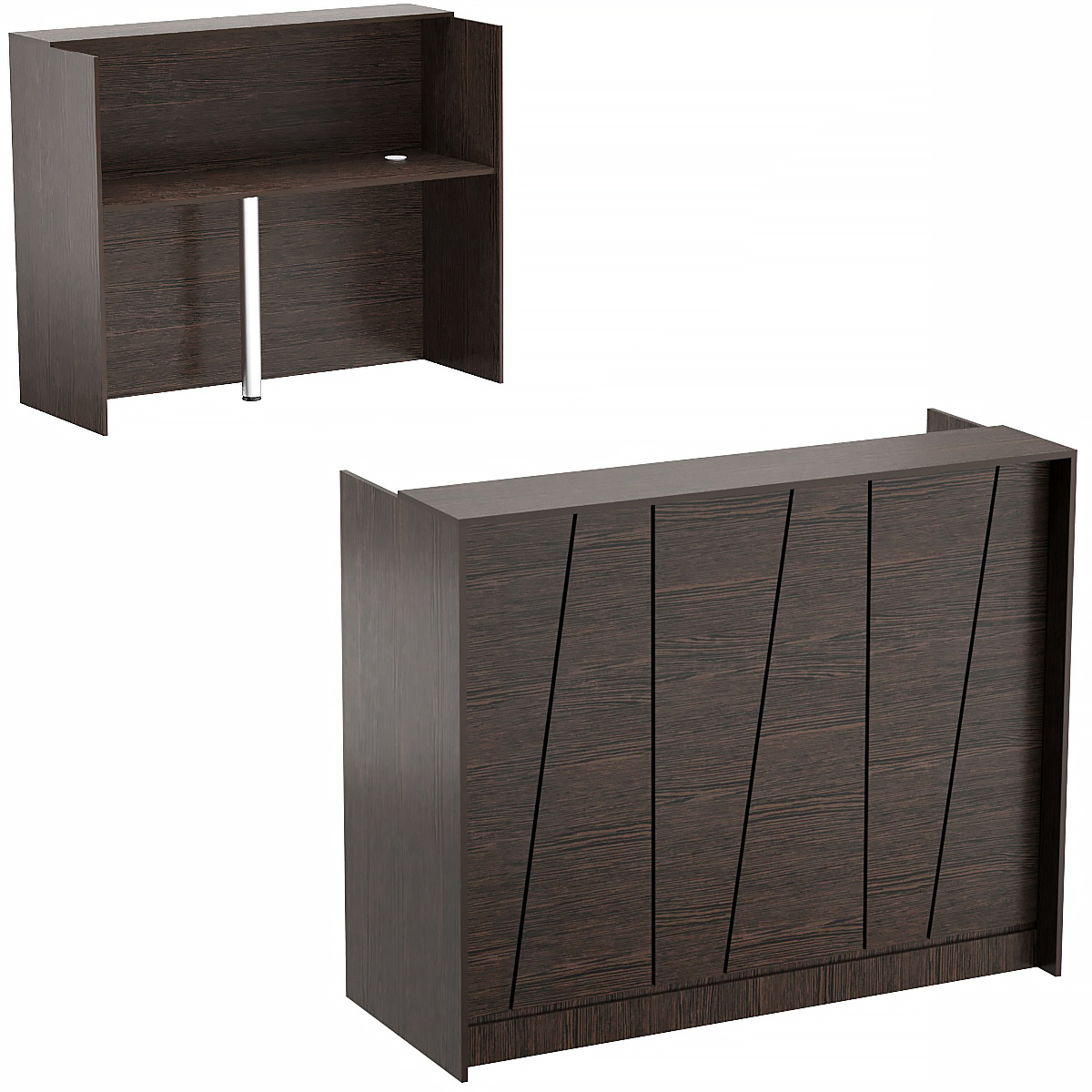 Ресепшен АРТ-НЕО №2Б Дуб Венге