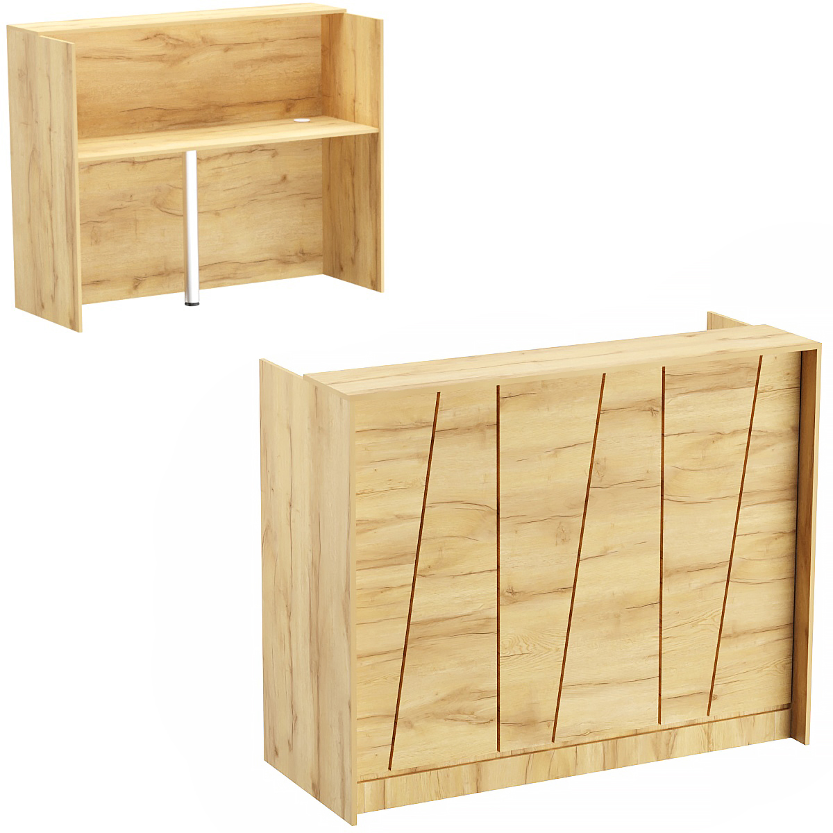 Ресепшен АРТ-НЕО №2Б Дуб Золотистый