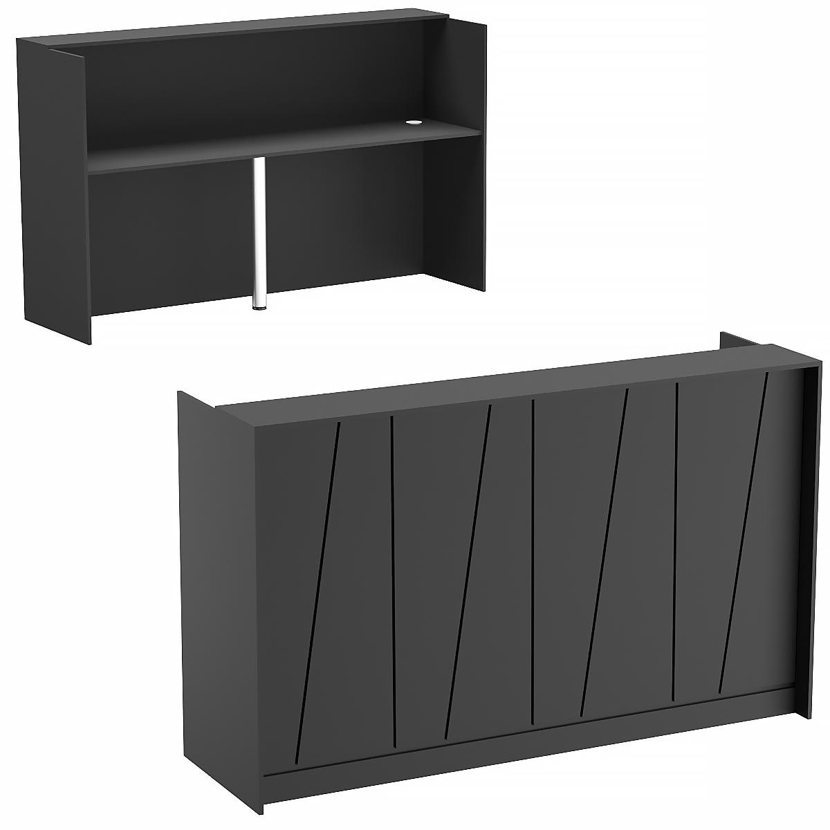 Ресепшен АРТ-НЕО №2В Черный