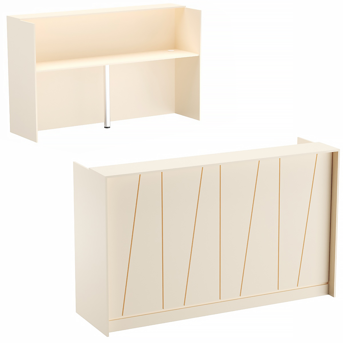 Ресепшен АРТ-НЕО №2В Крем Вайс