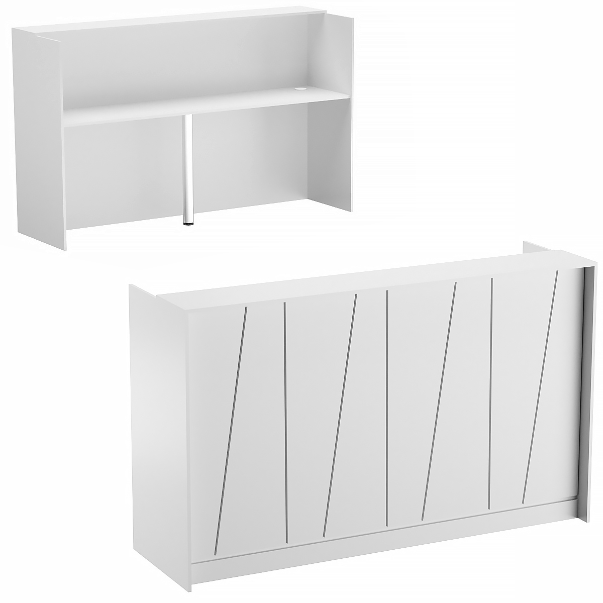 Ресепшен АРТ-НЕО №2В Серый