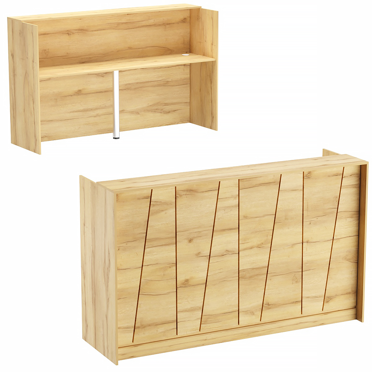 Ресепшен АРТ-НЕО №2В Дуб Золотистый