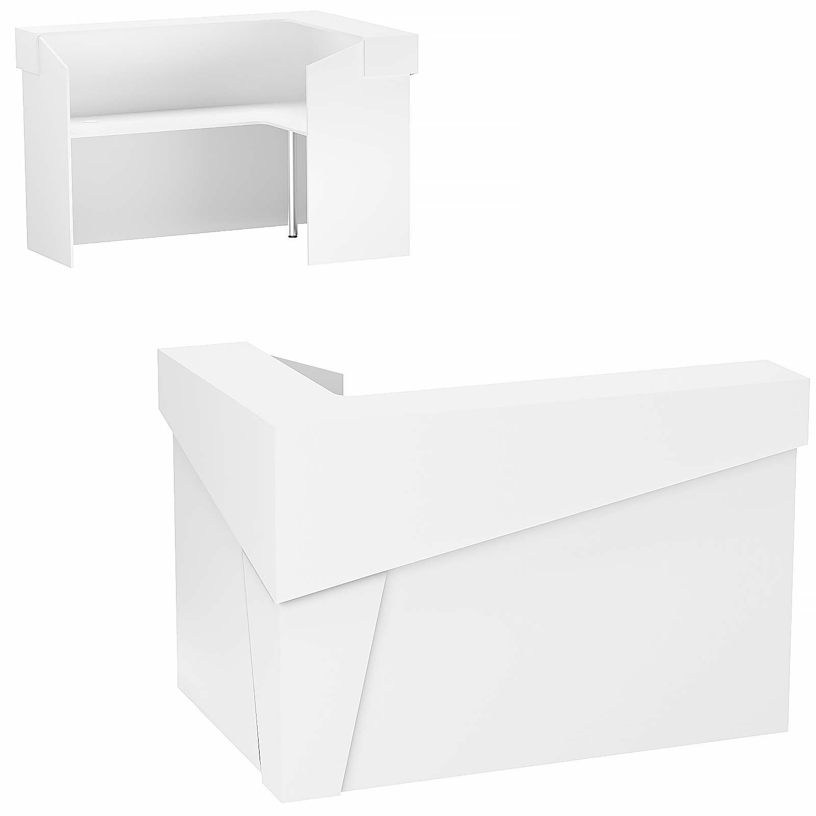 Стойка ресепшен АРТ №1A Белый