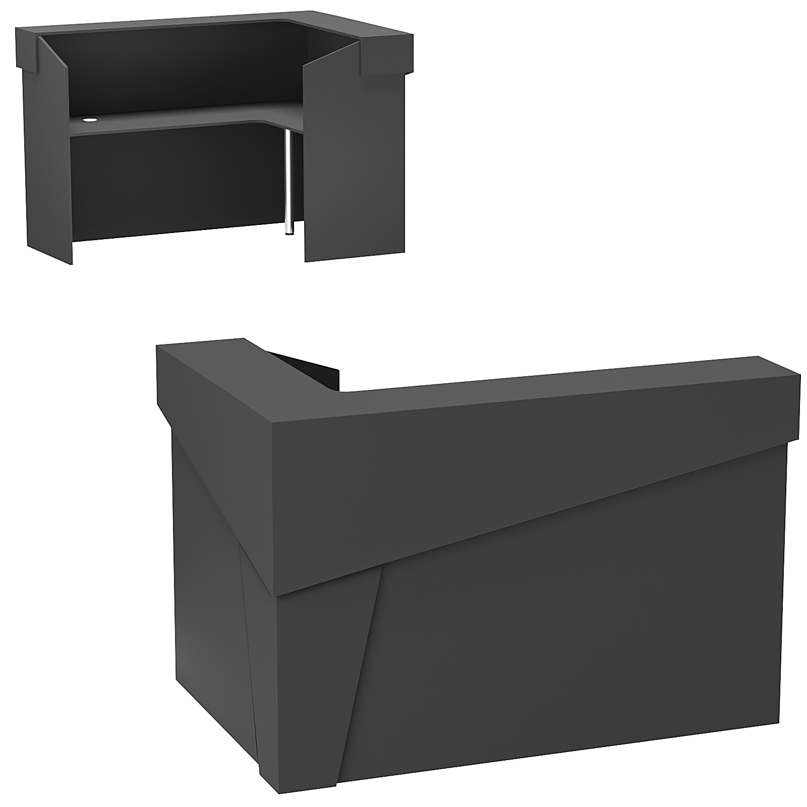 Стойка ресепшен АРТ №1A Черный