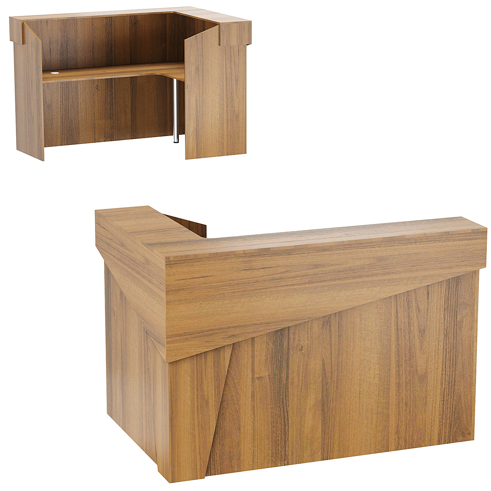 Стойка ресепшен АРТ №1A Орех