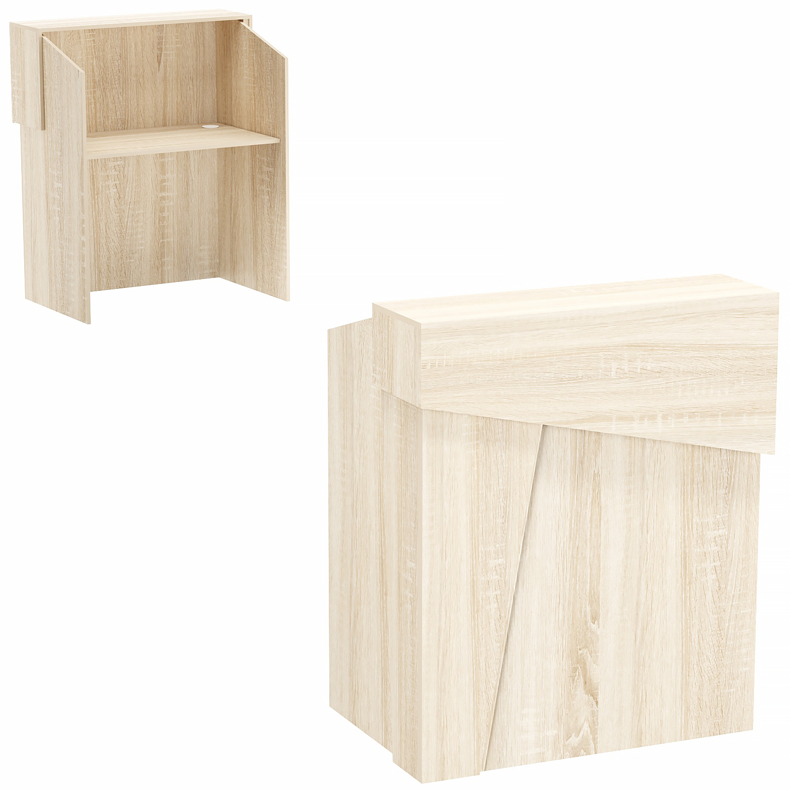 Стойка ресепшен АРТ №2-А Дуб Сонома