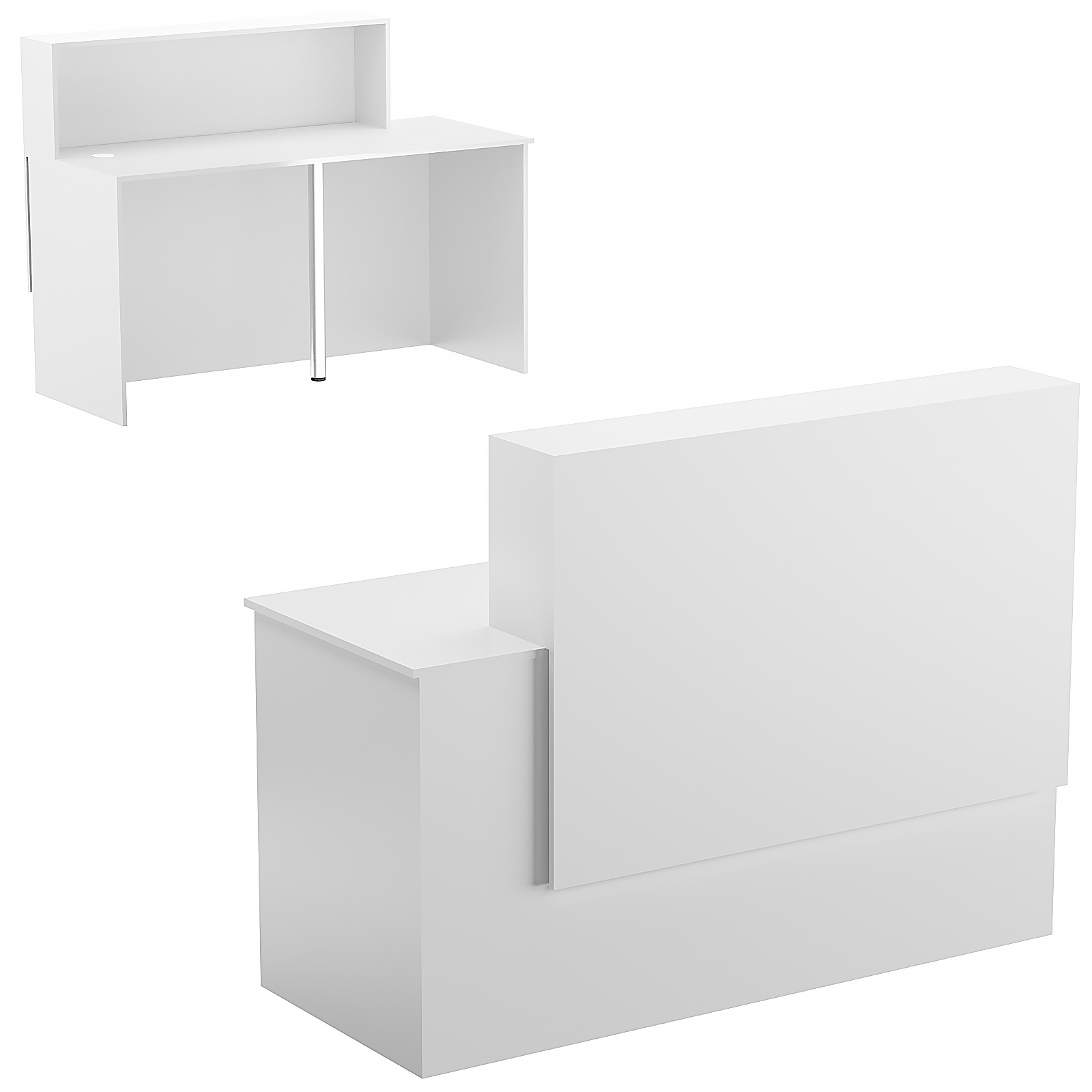 Стойка ресепшен ВЕРОНА №1А Серый