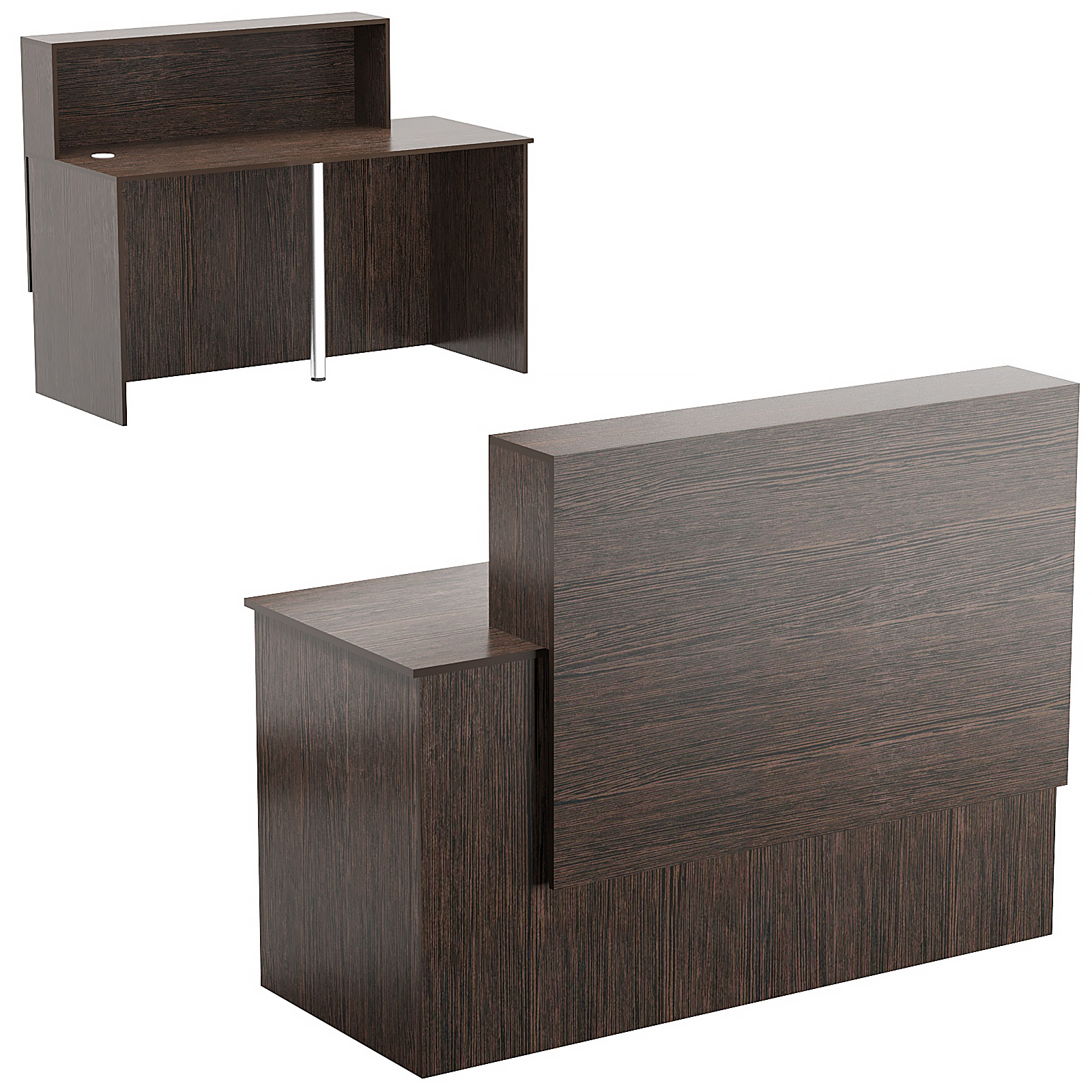 Стойка ресепшен ВЕРОНА №1А Дуб Венге