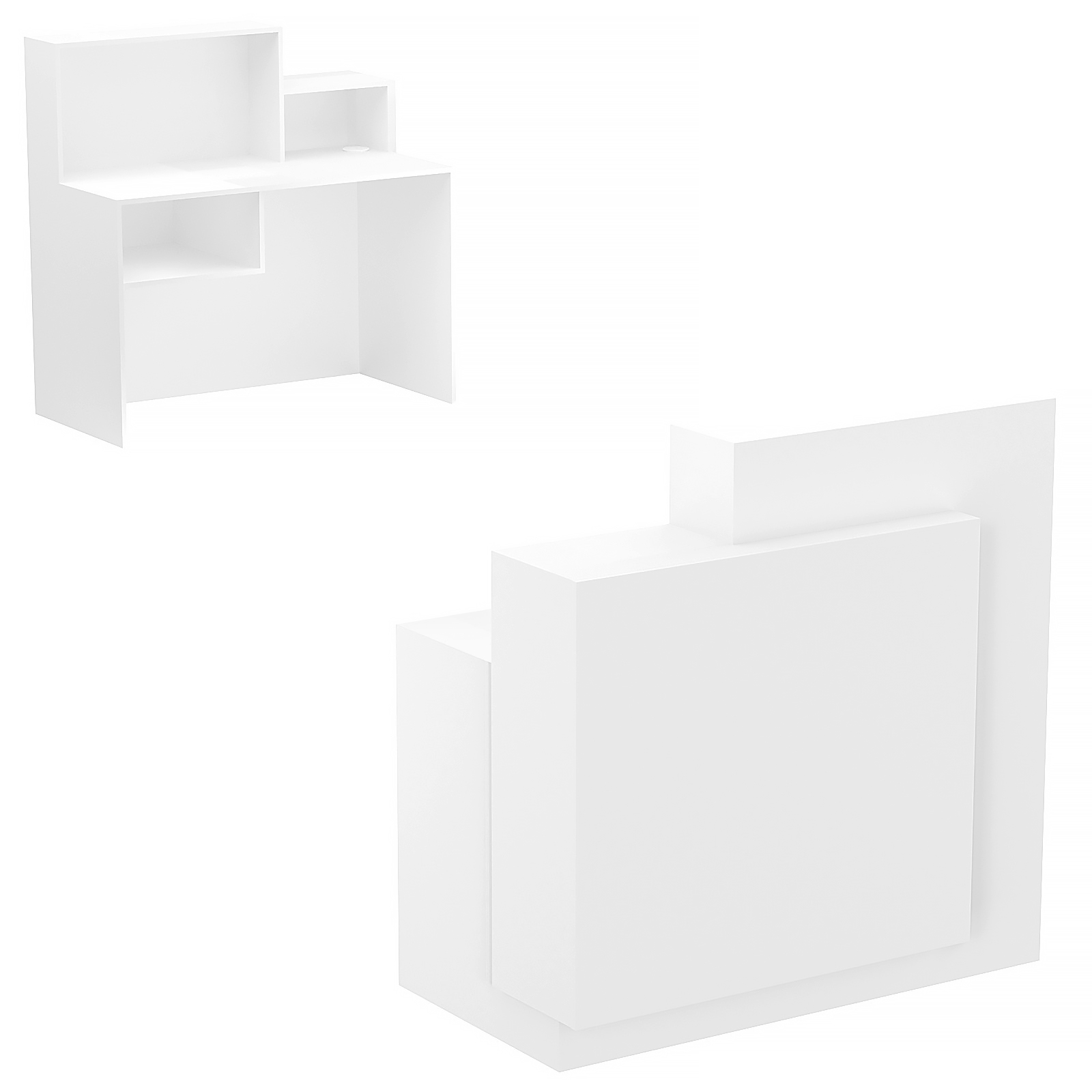 Стойка ресепшен ВЕРОНА №2А Белый