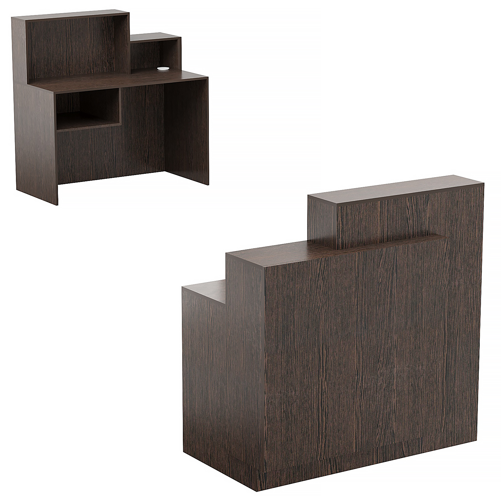 Стойка ресепшен ВЕРОНА №2А Дуб Венге