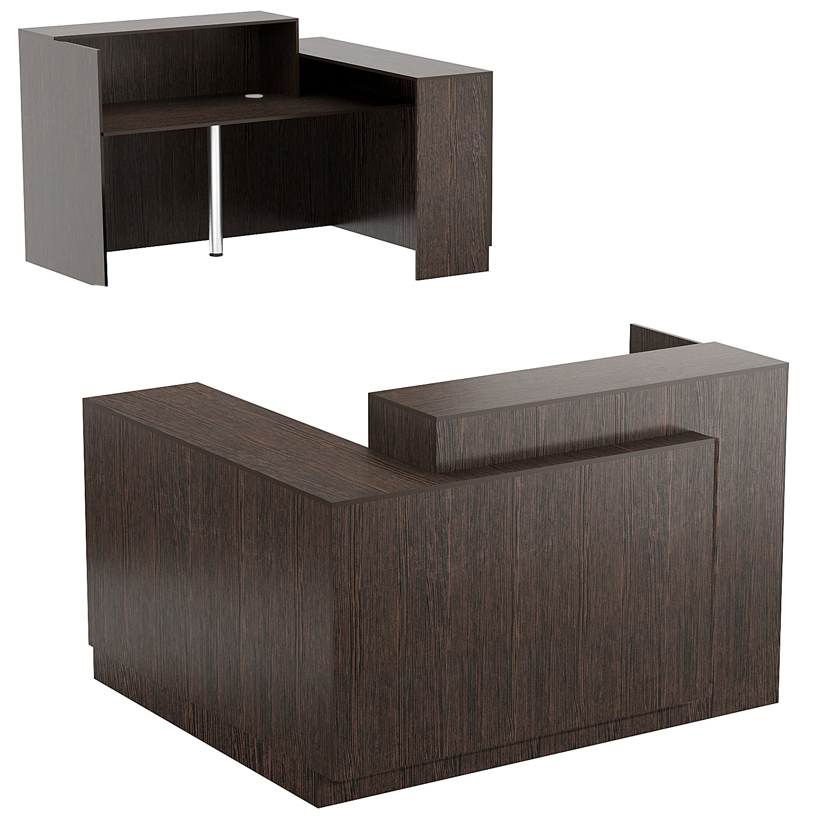 Стойка ресепшен ВЕРОНА №3А Дуб Венге