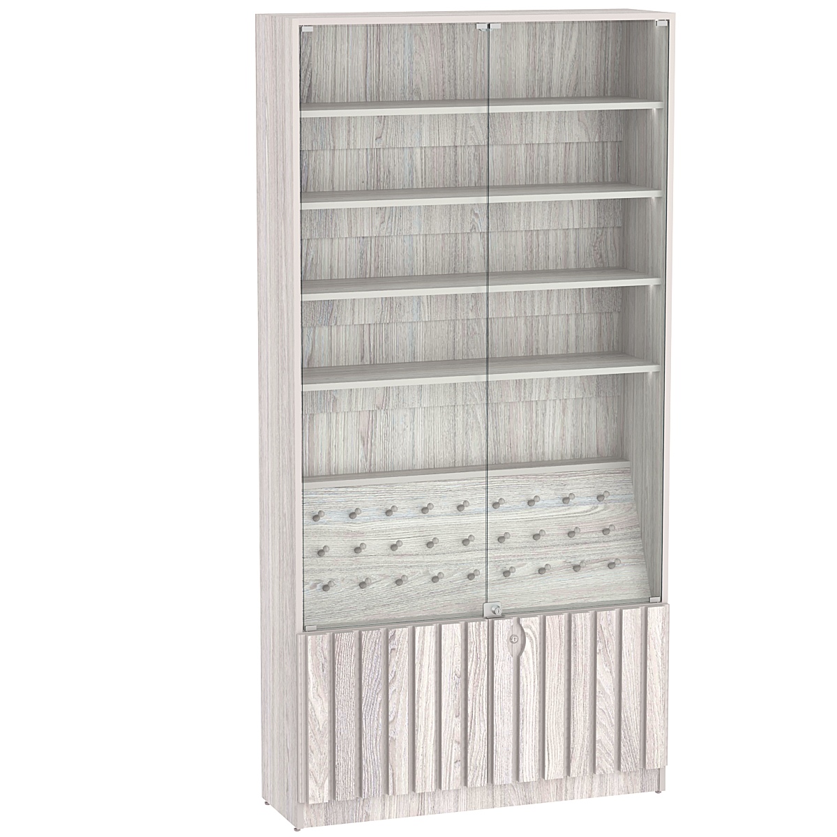 Витрина серии "Смок" №2 Ясень Анкор светлый - U31104