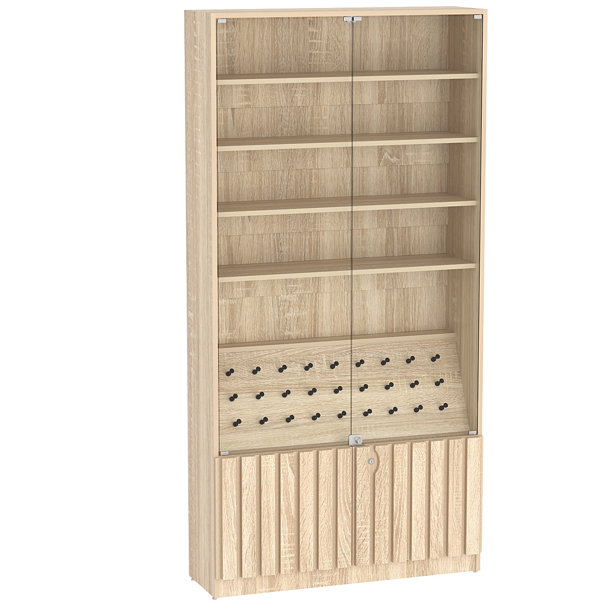 Витрина серии "Смок" №2 Дуб Сонома