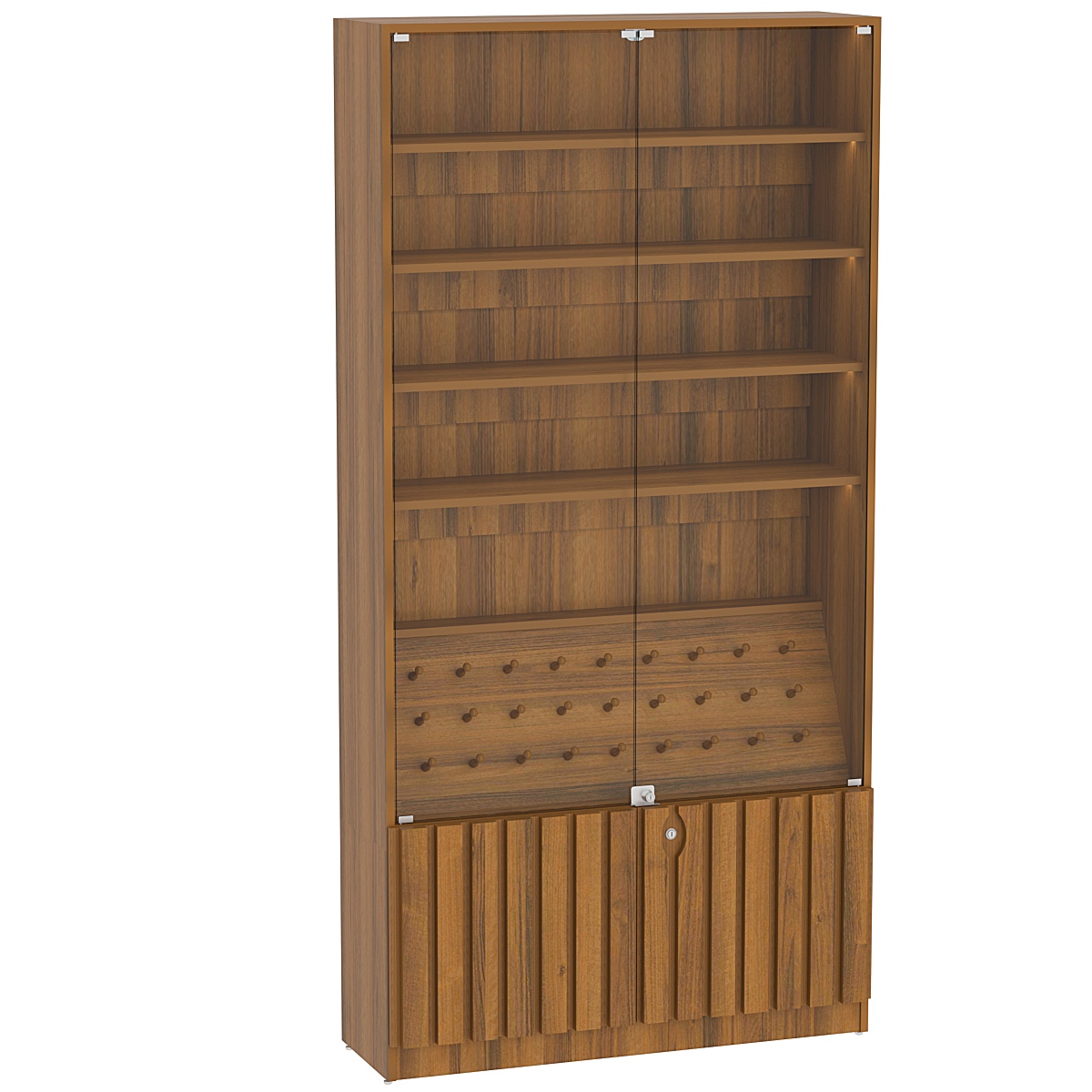 Витрина серии "Смок" №2 Орех