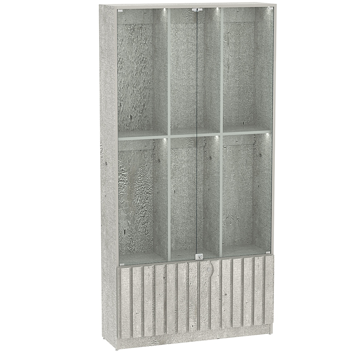 Витрина серии "Смок" №4-1000 Метрополитан Грей