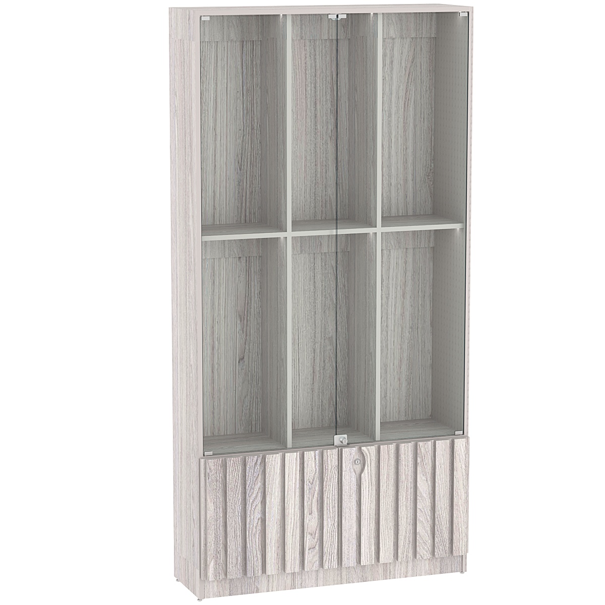 Витрина серии "Смок" №4-1000 Ясень Анкор светлый - U31104