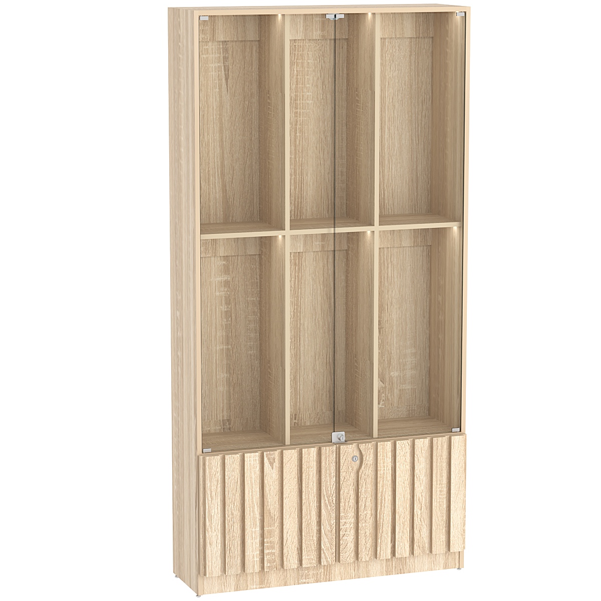 Витрина серии "Смок" №4-1000 Дуб Сонома