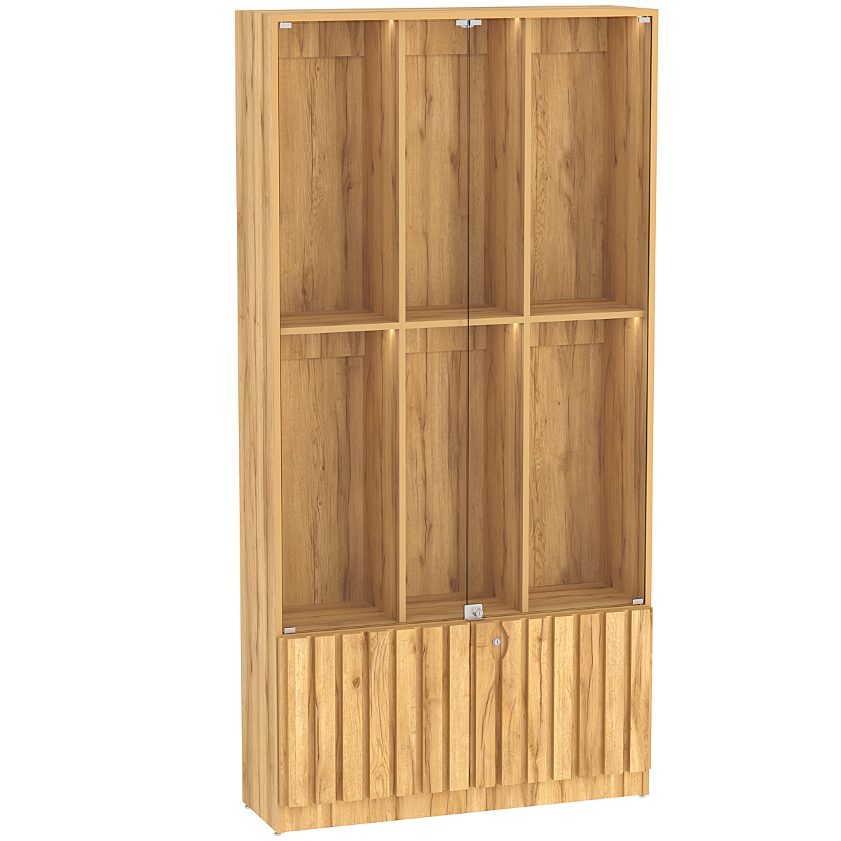 Витрина серии "Смок" №4-1000 Дуб Золотистый