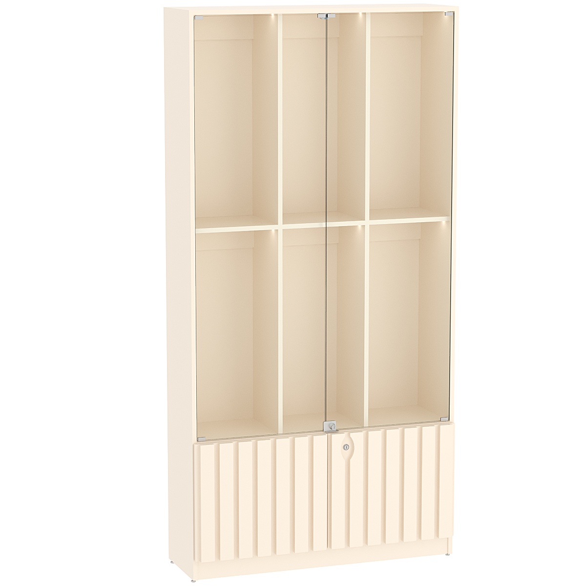 Витрина серии "Смок" №4-1000 Крем Вайс