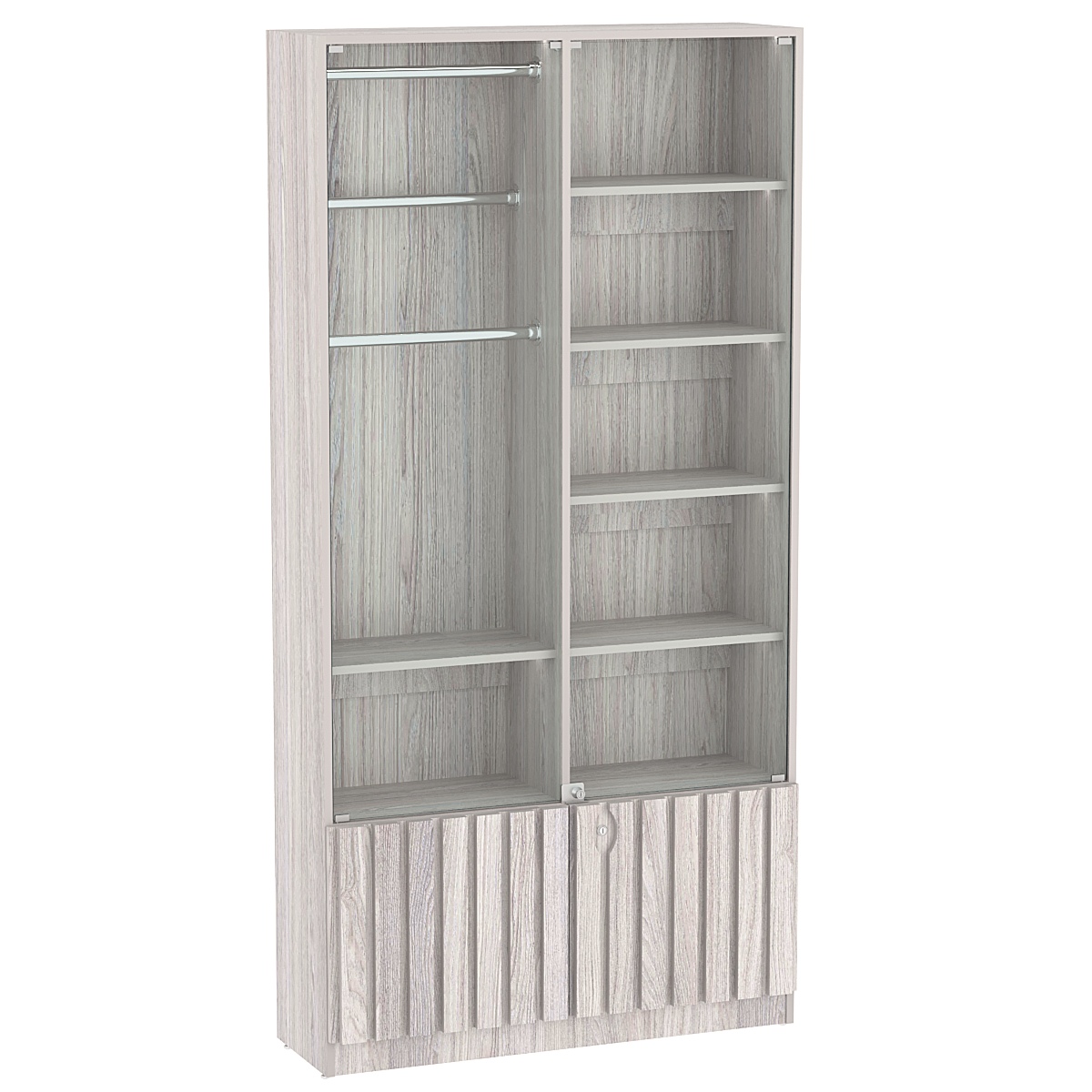 Витрина серии "Смок" №5 Ясень Анкор светлый - U31104